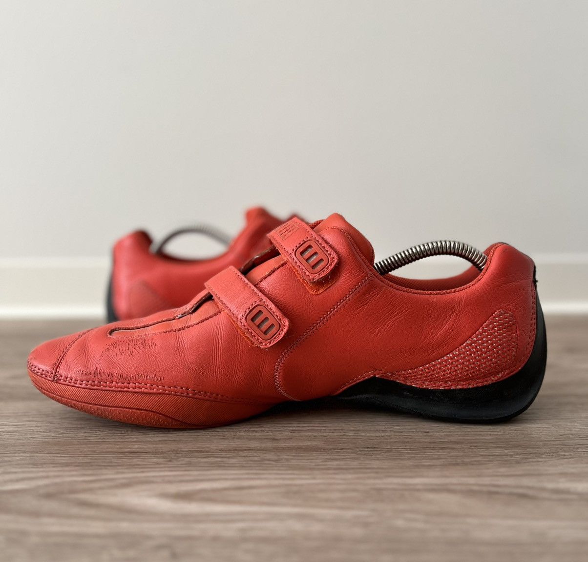 Ferrari × Puma Vintage Puma Ferrari Speed Cat Racing Red Sneakers Size US 11.5 / EU 44-45 - 10 Thumbnail