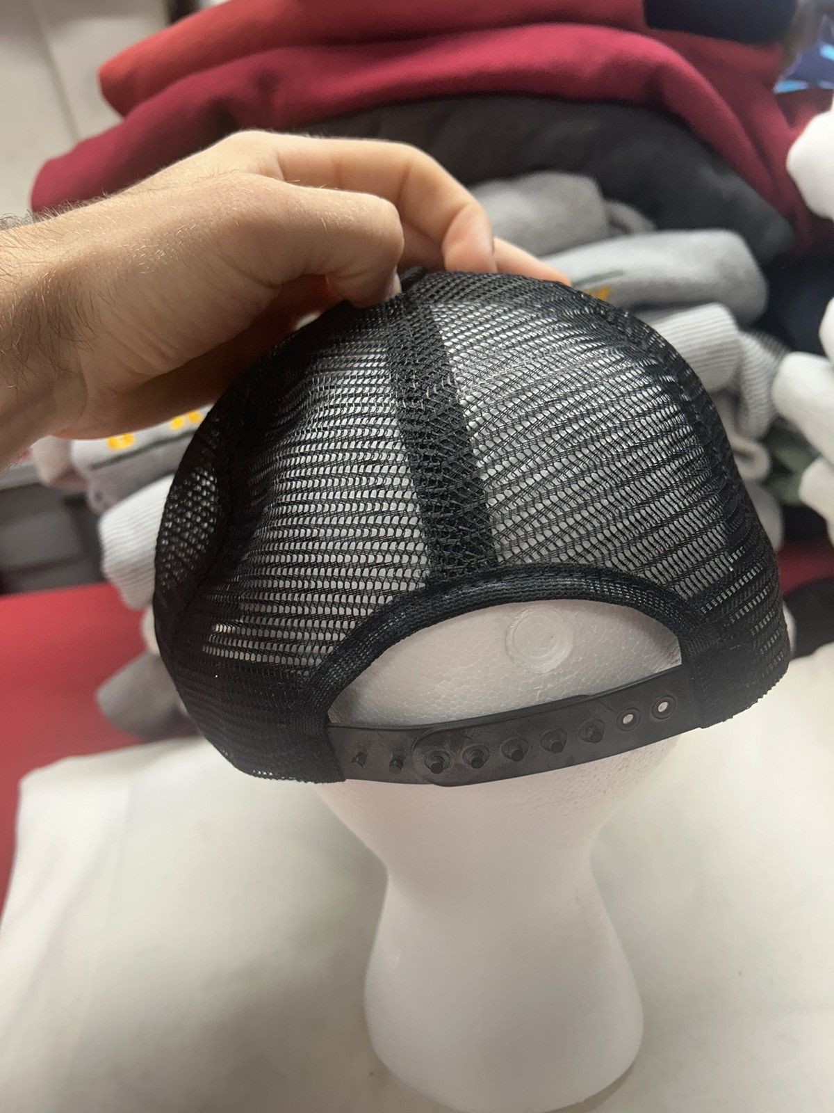 Vintage Crazy Vintage 90s Black Skater Grunge Trucker Snapback Hat Size ONE SIZE - 2 Thumbnail