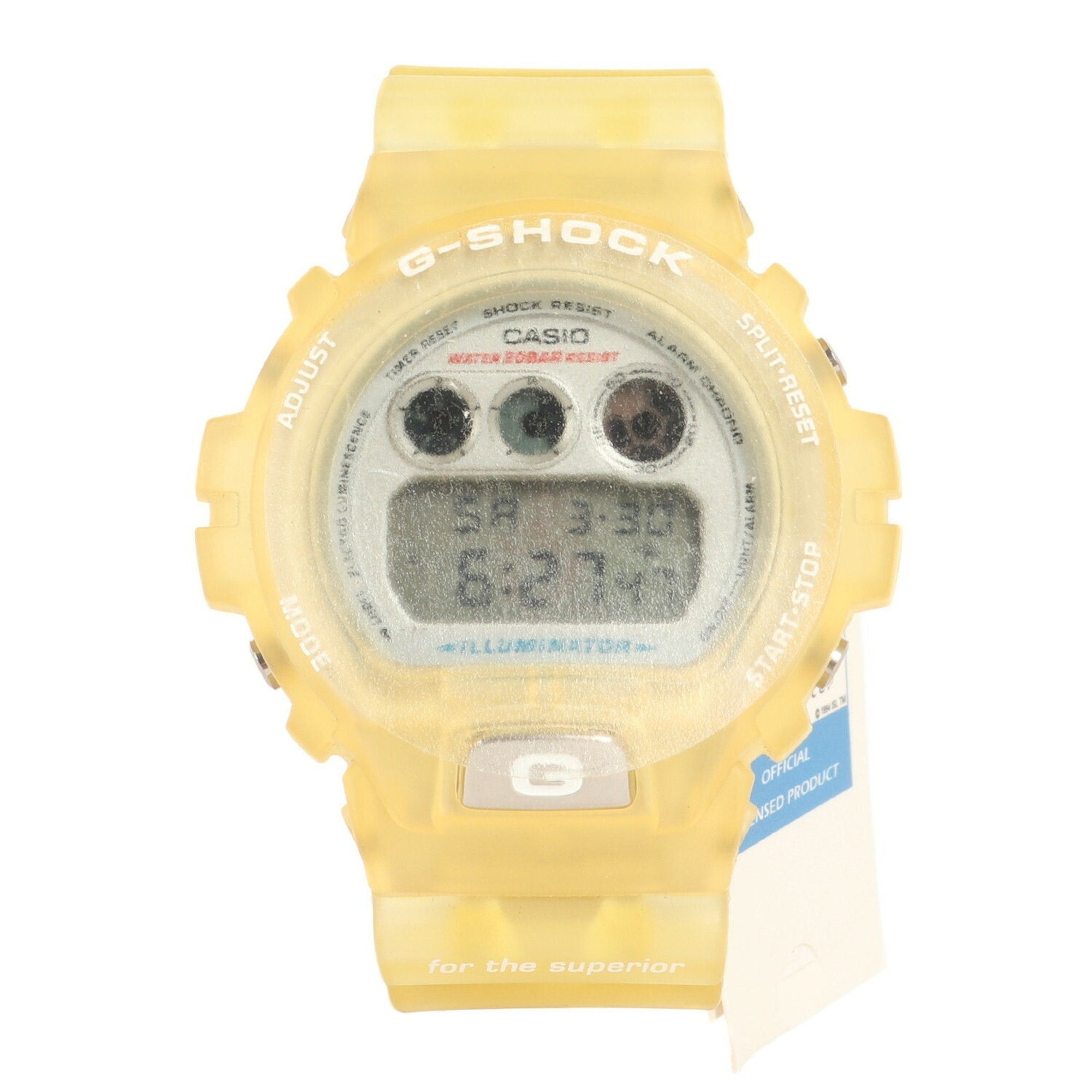image of Casiog-Shock 90's Fifa 1998 World Cup France Dw-6900 Wristwatch/watch Deadstock Clear in White, Wom