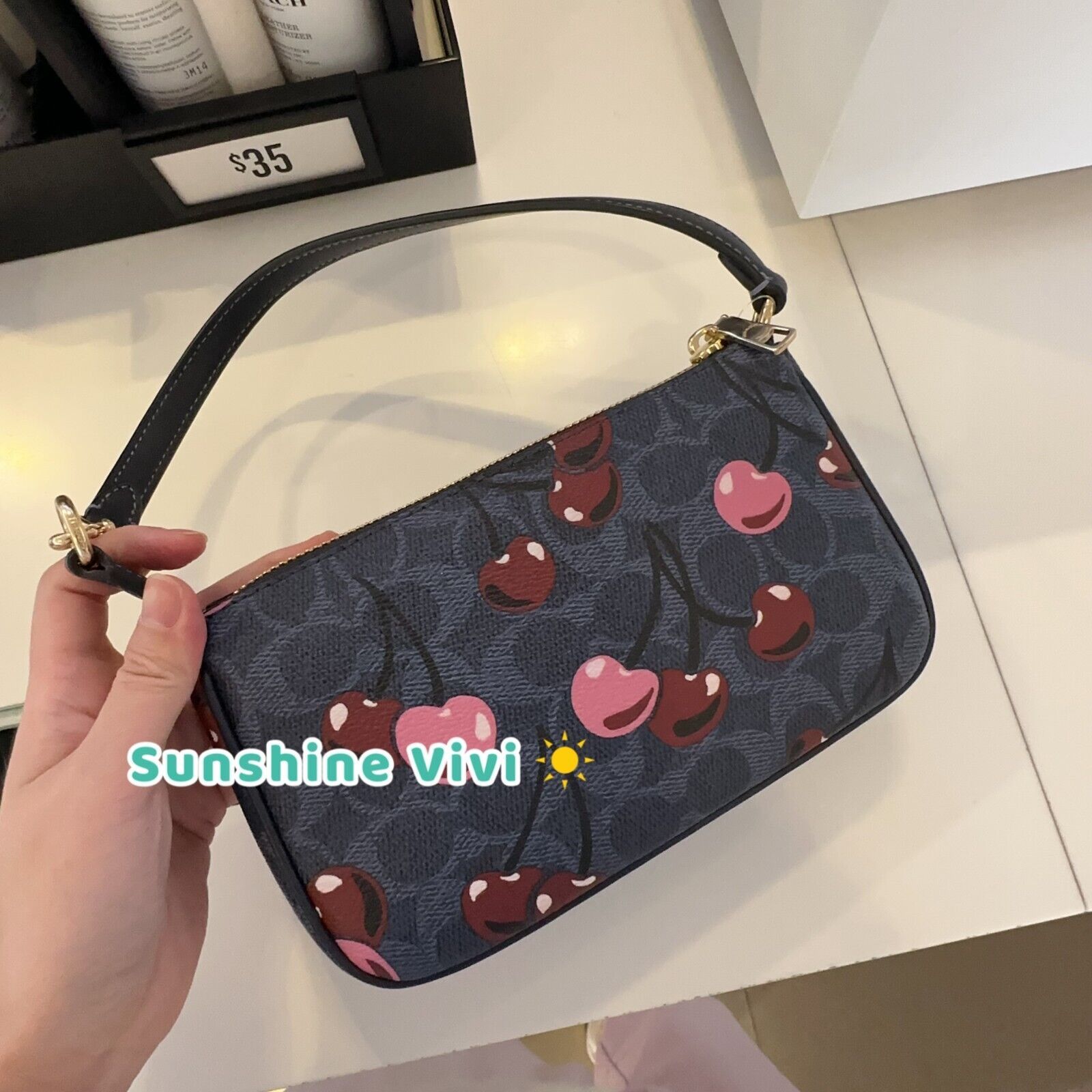 Coach NWT Limited Coach Nolita 19 In Signature Cherry Print CZ011 Size ONE SIZE - 1 Thumbnail