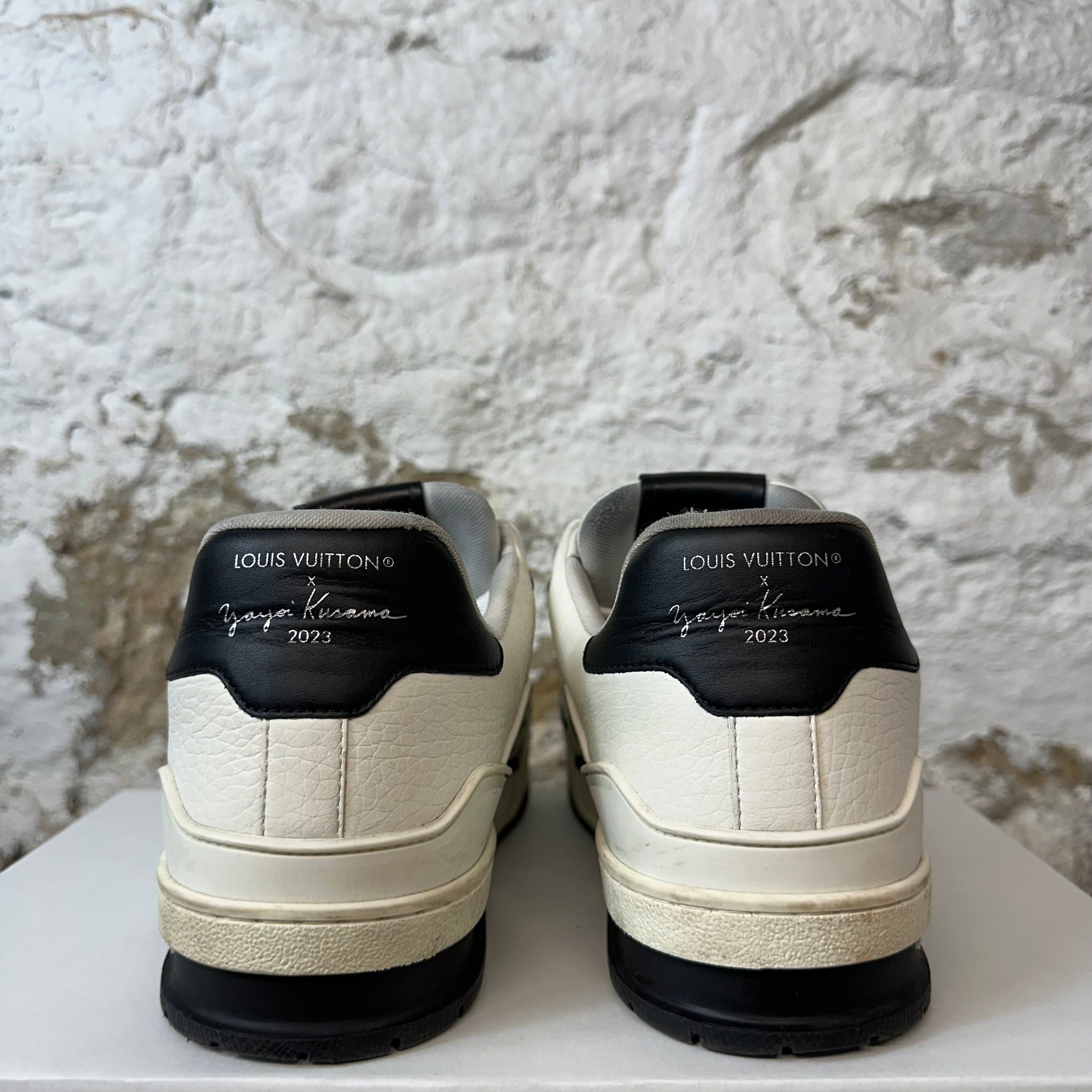 Louis Vuitton Louis Vuitton Yayoi Kusama Black White Trainer Sz 10(8.5LV) Size US 10 / EU 43 - 4 Thumbnail