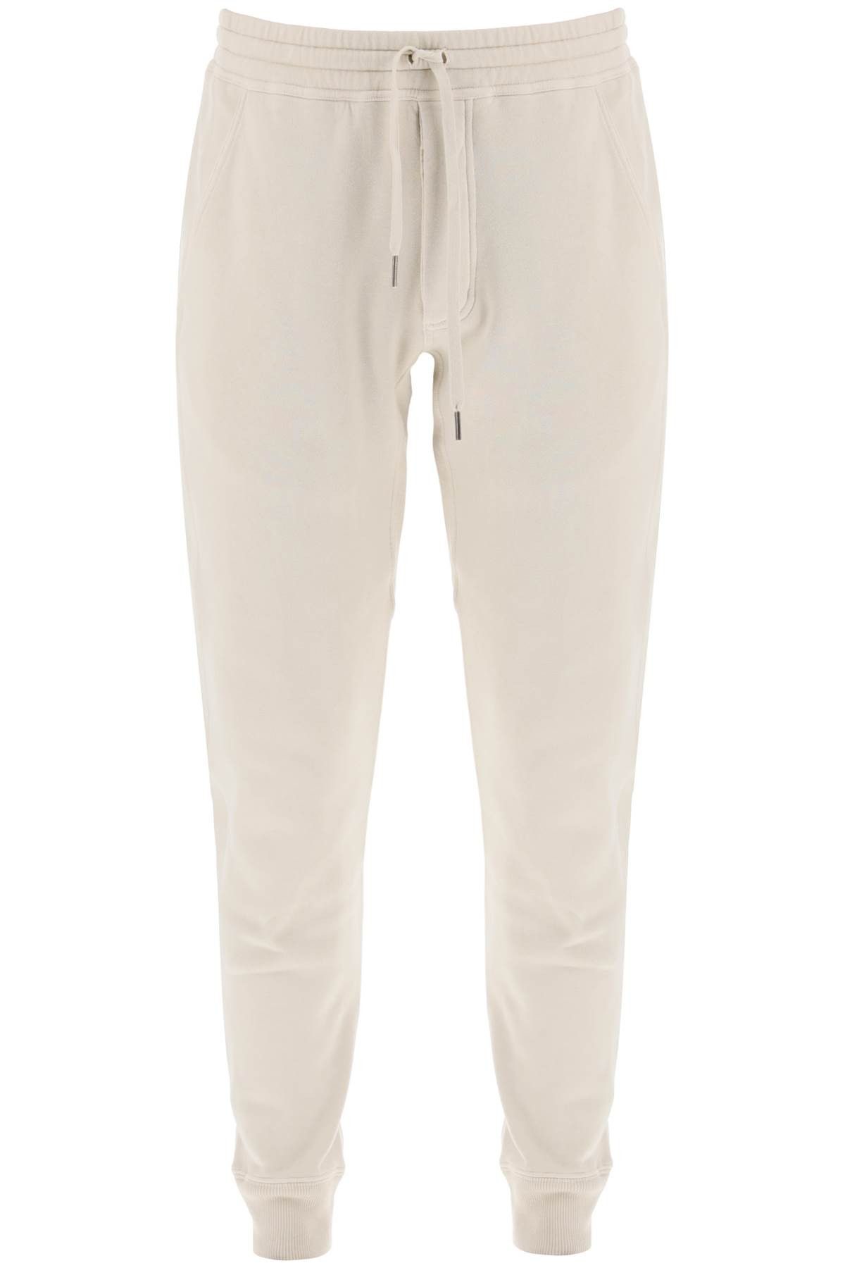 image of Tom Ford Cotton Drawstring Sweatpants in Neutro, Men's (Size 36)