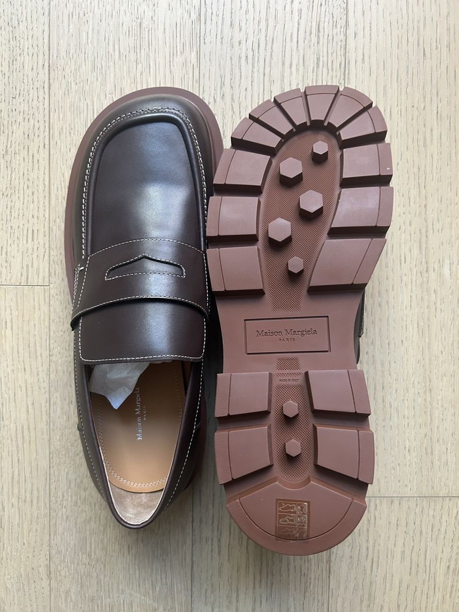Maison Margiela Maison Margiela Leather Loafer in Brown Size US 12 / EU 45 - 5 Thumbnail