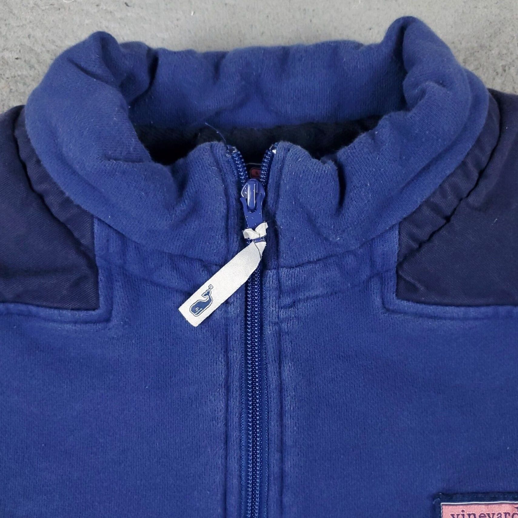 Vineyard Vines Vineyard Vines Blue Pullover Sweater Adult Medium Long Sleeve 1/4 Zip Mens Size US M / EU 48-50 / 2 - 3 Thumbnail
