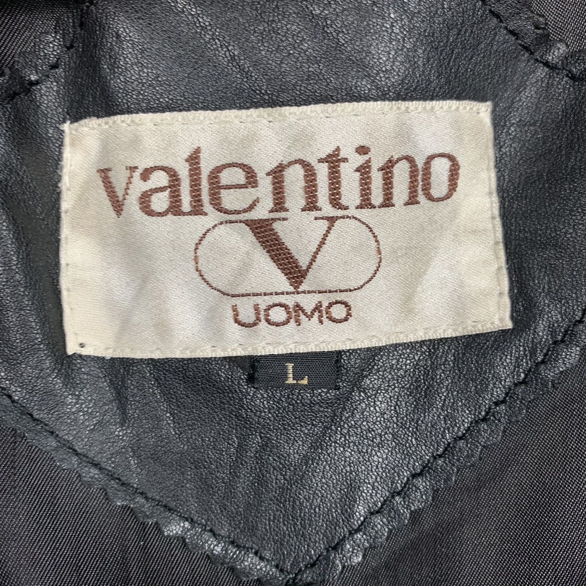 Japanese Brand Valentino Uomo Leather Jacket Size US L / EU 52-54 / 3 - 16 Thumbnail