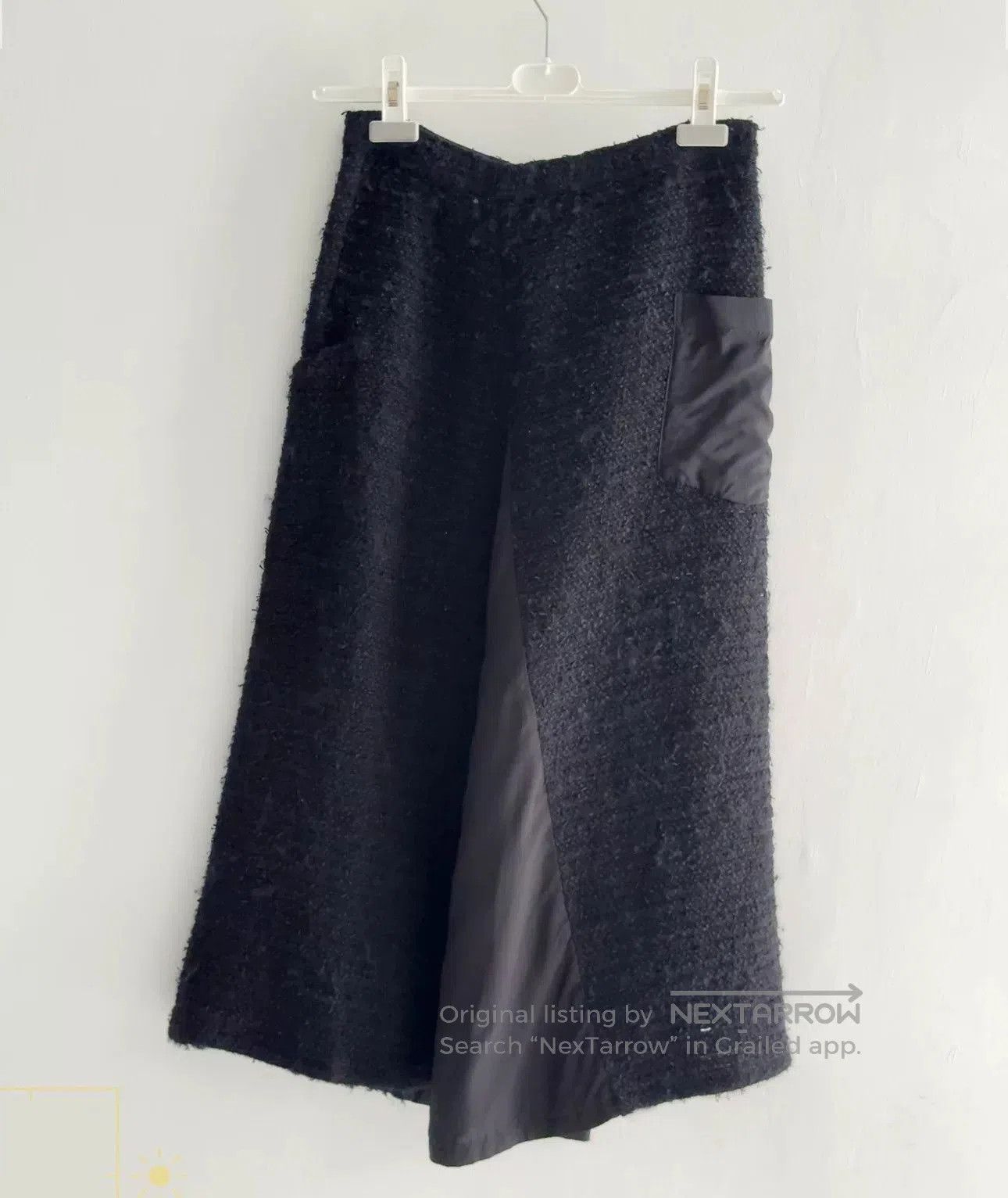 Yohji Yamamoto Yohji Yamamoto Patchwork Wool Midi Skirt. Size 27" / US 4 / IT 40 - 7 Thumbnail