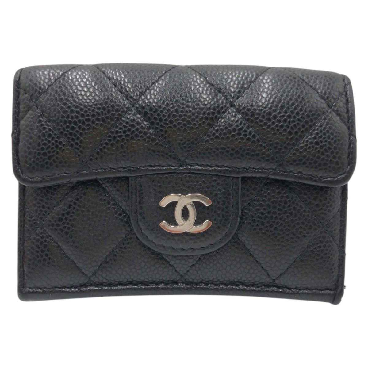 Chanel Chanel Chanel Leather Matelasse Coco Mark Trifold Wallet 3016**** Leather Short Wallet DUTY FREE for USA Size ONE SIZE - 1 Thumbnail