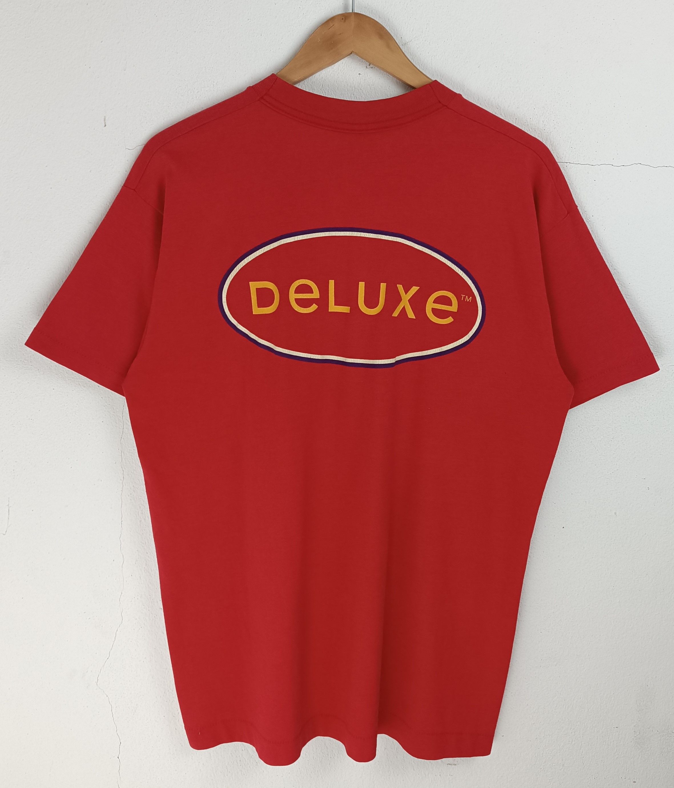 Vintage VINTAGE '94 MCDONALD'S DELUXE PROMO TEE MCD BURGER VERY RARE Size US L / EU 52-54 / 3 - 4 Thumbnail