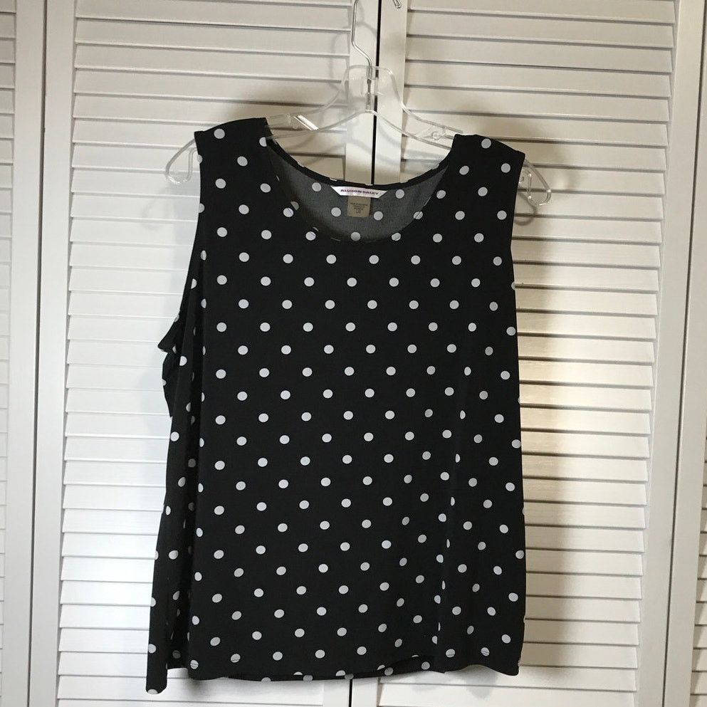 Other Allison Daley Pok-a-dot Long Sleeve Tank & Jacket Set L Size L / US 10 / IT 46 - 5 Thumbnail