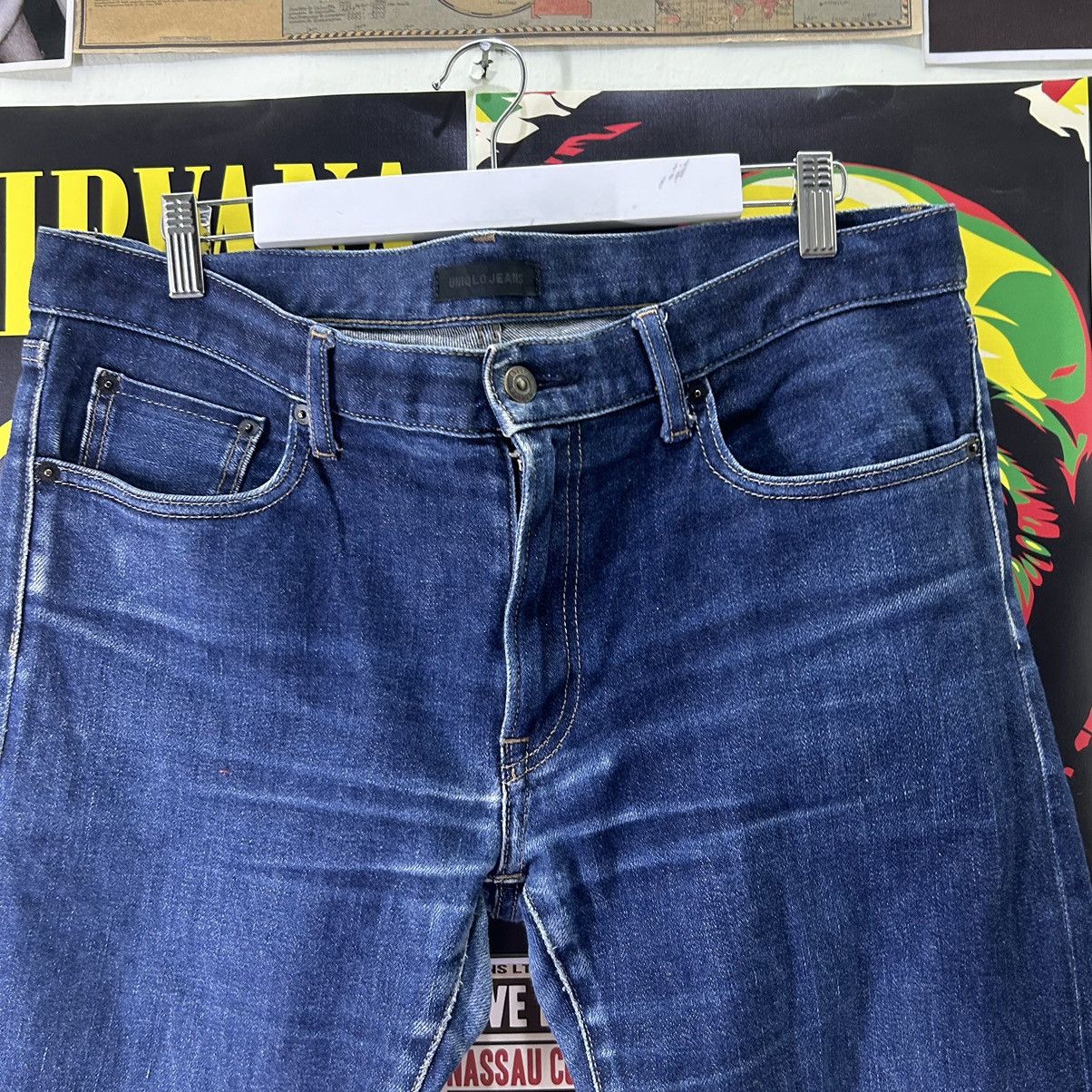 Uniqlo Vintage Uniqlo Selvedge Distressed Denim Size US 36 / EU 52 - 2 Thumbnail