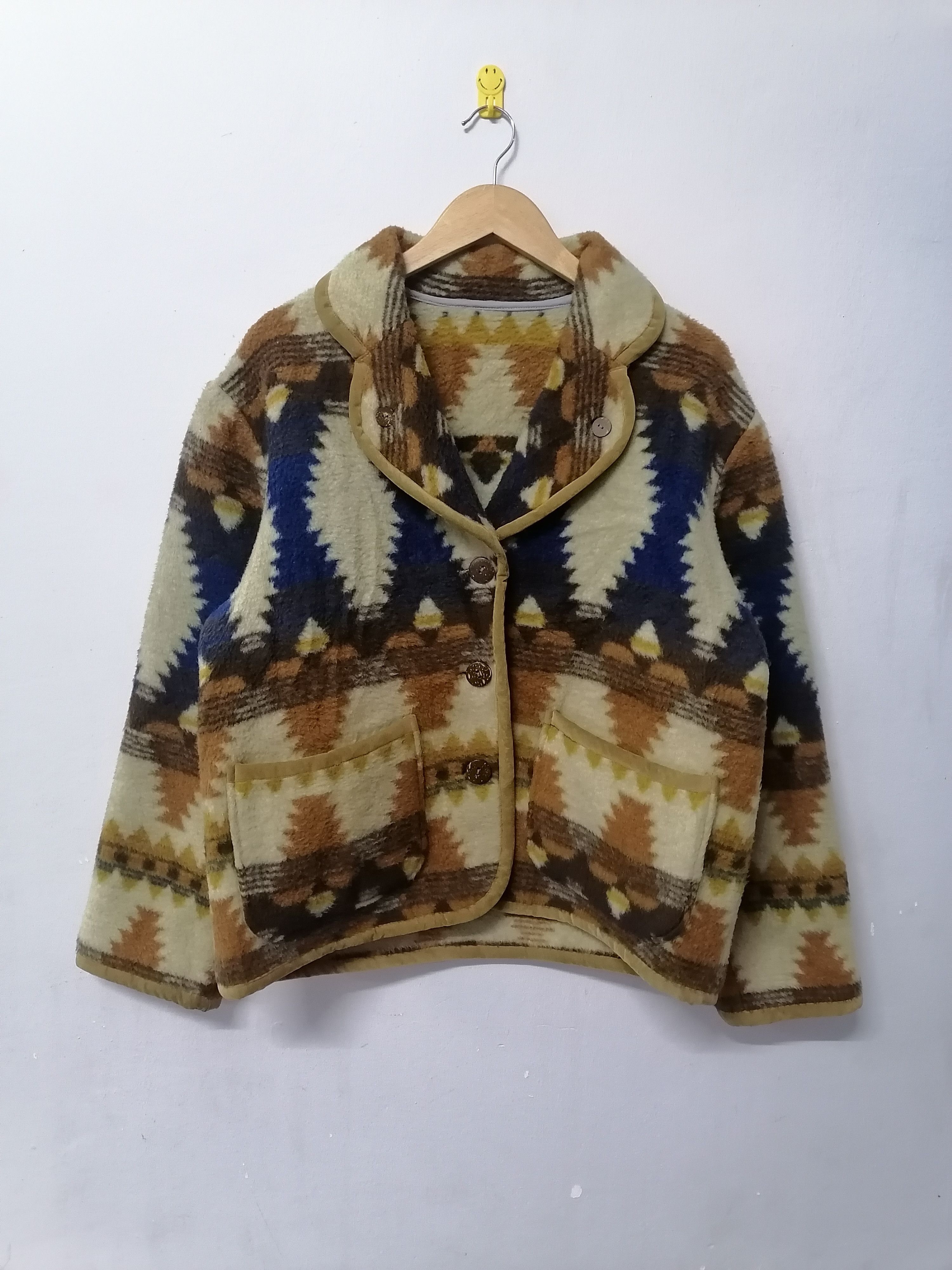 Native × Vintage Vintage 80s American Native Wool Blend Jacket Size US M / EU 48-50 / 2 - 1 Thumbnail