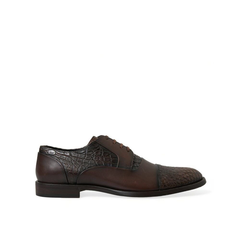 Dolce & Gabbana Dolce & Gabbana Elegant Textured Leather Oxford Dress Shoes Size US 8 / EU 41 - 1 Thumbnail