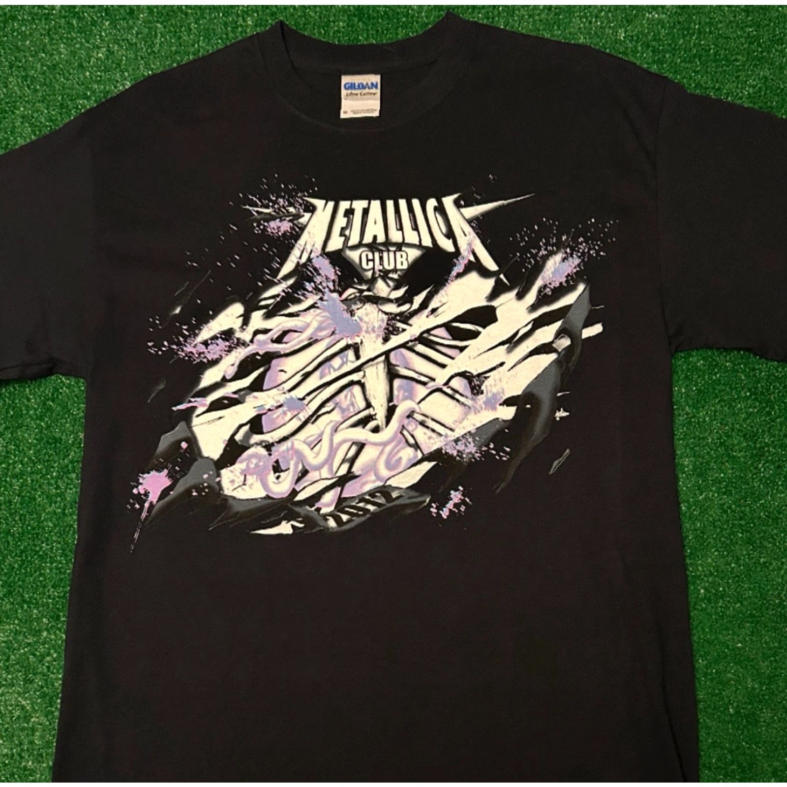 Vintage VINTAGE Metallica Rock Band Tee Shirt Mens M Black 90s Y2K Band Music VTG 2012 Club Rock Mens Size US M / EU 48-50 / 2 - 3 Thumbnail