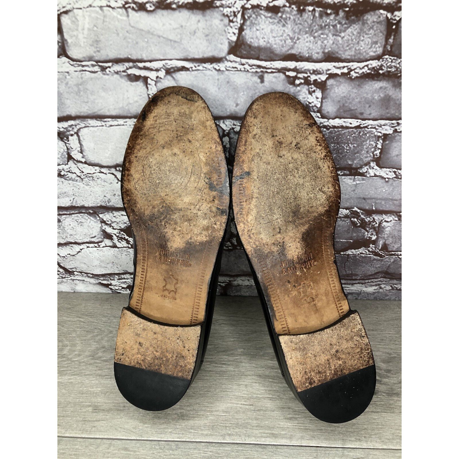 Johnston & Murphy Johnston & Murphy Black Leather Tassel Loafers Dress Shoes M Size US 11 / EU 44 - 6 Thumbnail