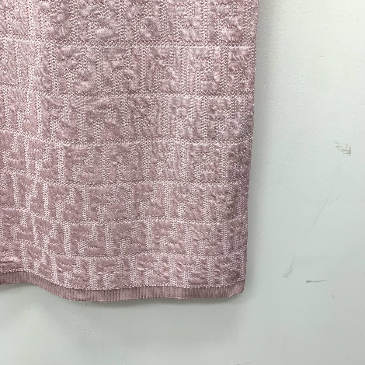 Fendi Fendi Pink Short Sleeve Knit Dress K26WX Size M / US 6-8 / IT 42-44 - 5 Thumbnail