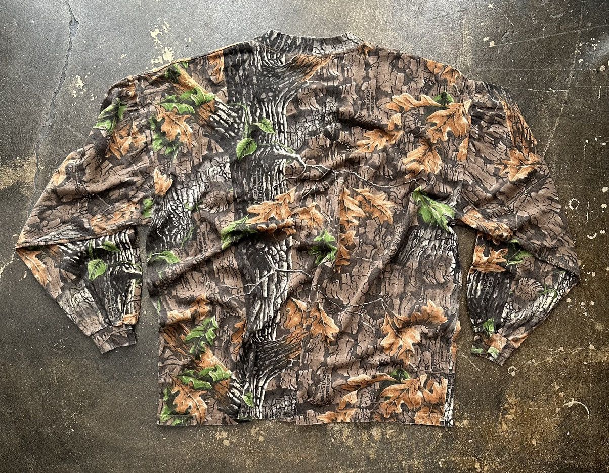 Carhartt × Jerzees Vintage Jerzees Outdoors Trebark Camo Long Sleeve Size US XL / EU 56 / 4 - 3 Thumbnail