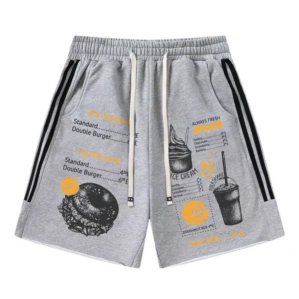 VIBE Vintage High Street Hip Hop Loose Fit Denim Shorts Size US 31 - 3 Thumbnail