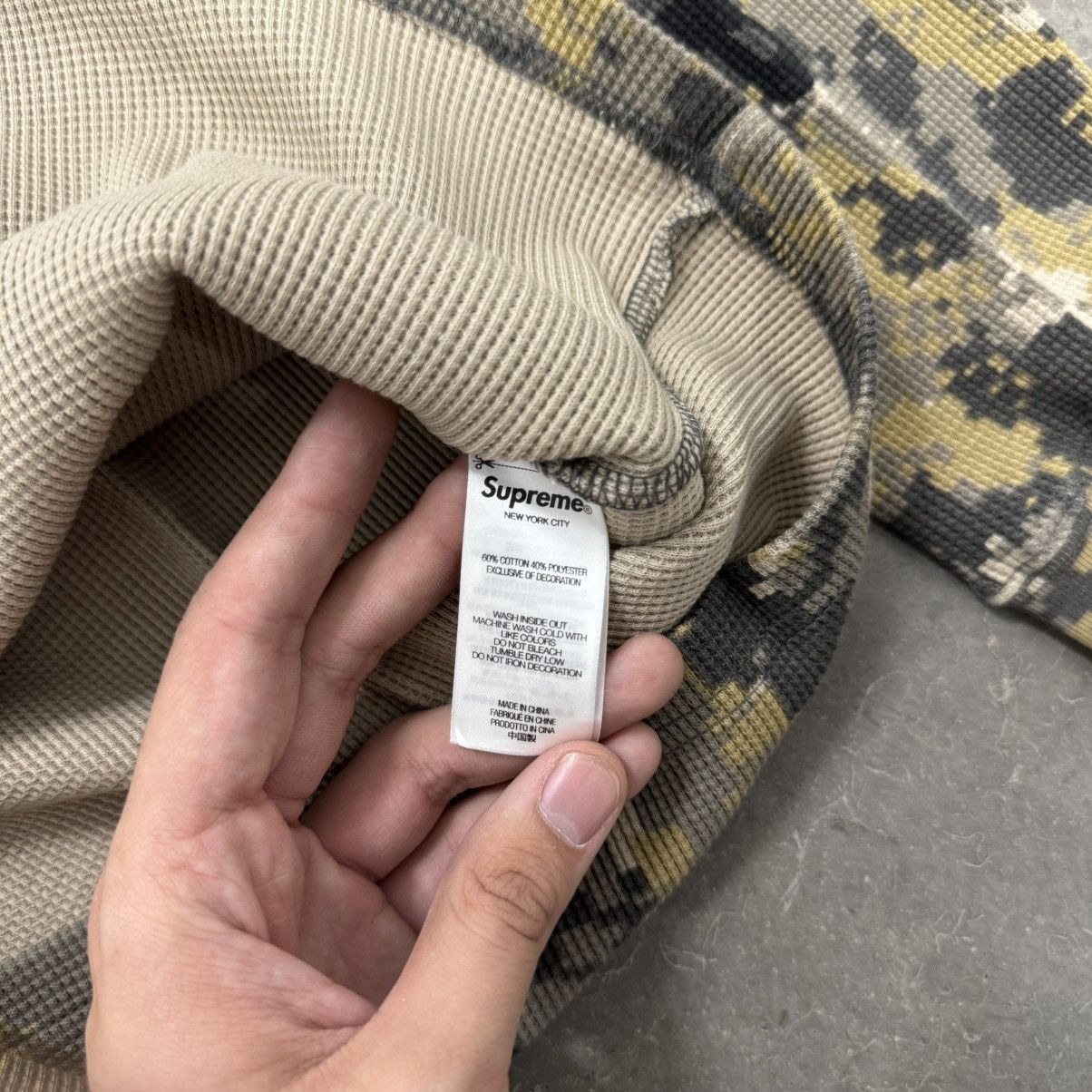 Dickies × Supreme Supreme X Dickies Digi Camo Thermal Longsleeve Size US S / EU 44-46 / 1 - 4 Thumbnail