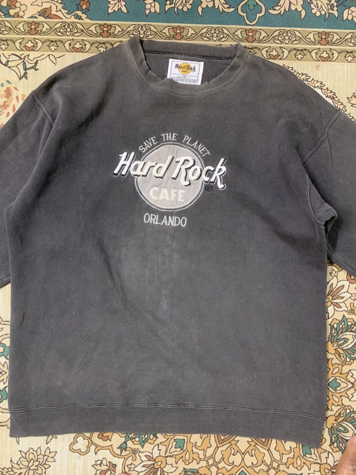 Hard Rock Cafe VINTAGE HARD ROCK SWEATSHIRTS Size US L / EU 52-54 / 3 - 4 Thumbnail