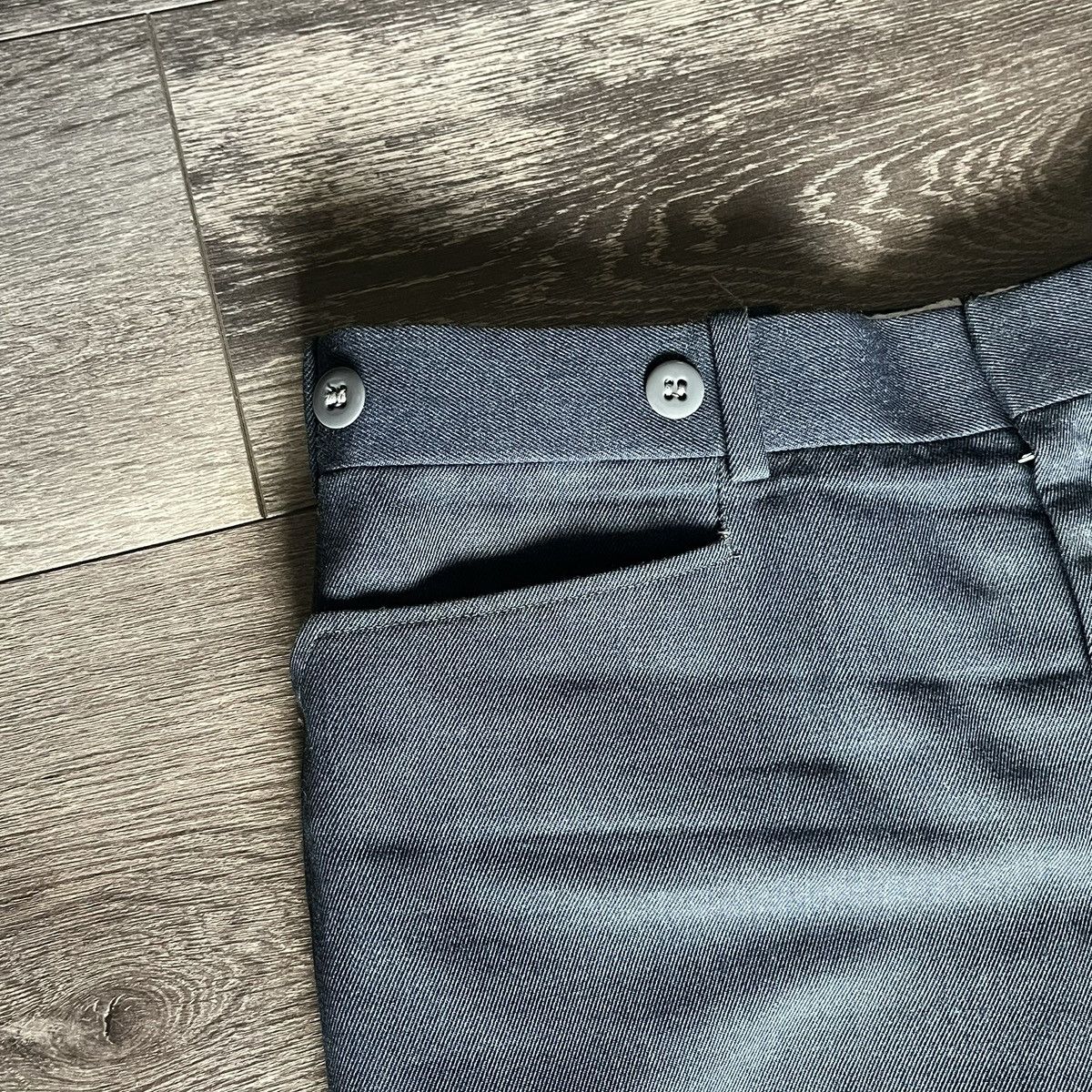 Vintage Vintage 70s Top Hat Heather Navy Button Trousers Pants 32x32 Size US 32 / EU 48 - 5 Thumbnail
