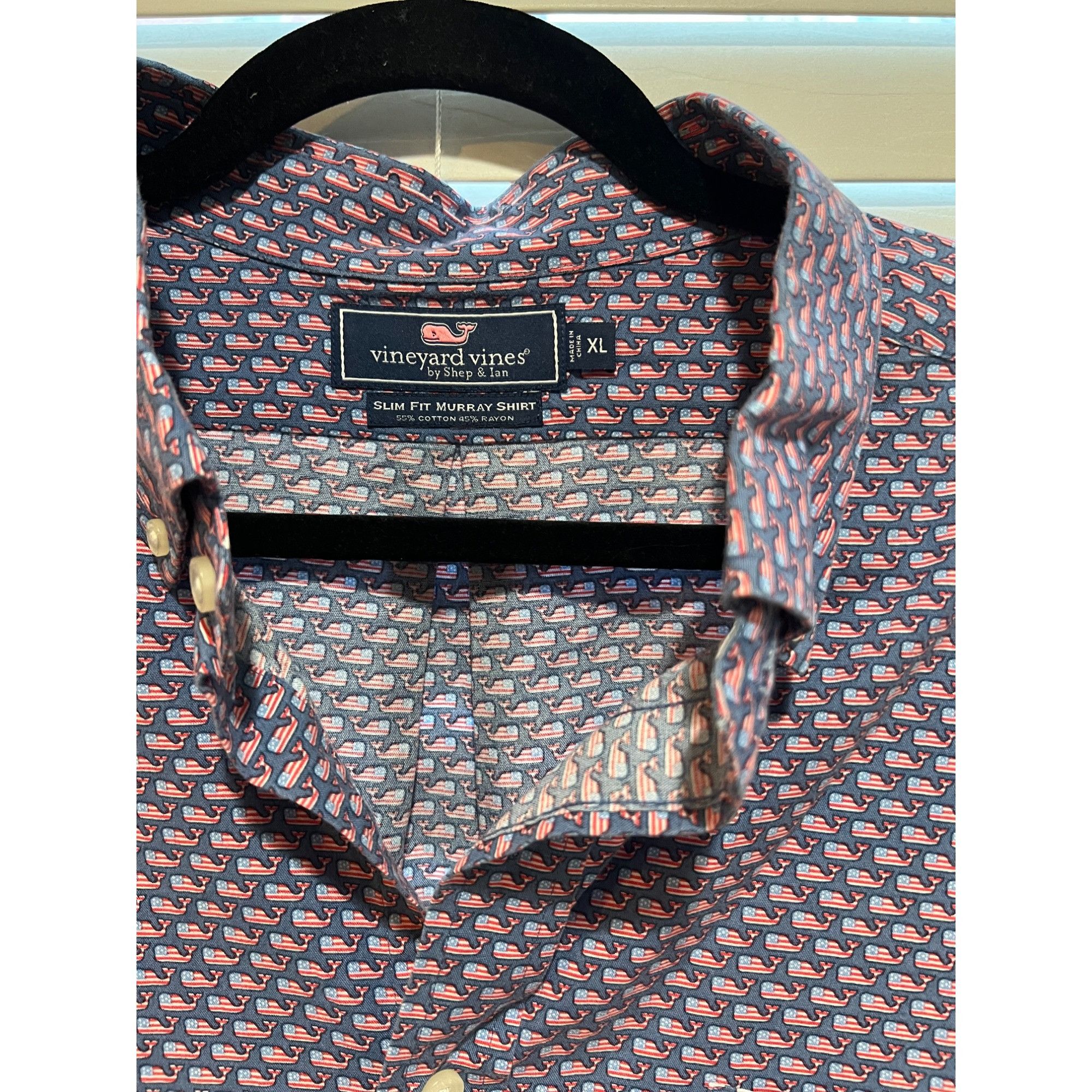 Vineyard Vines Vineyard Vines USA Short Sleeve Button Up Shirt - Size XL Size US XL / EU 56 / 4 - 2 Thumbnail