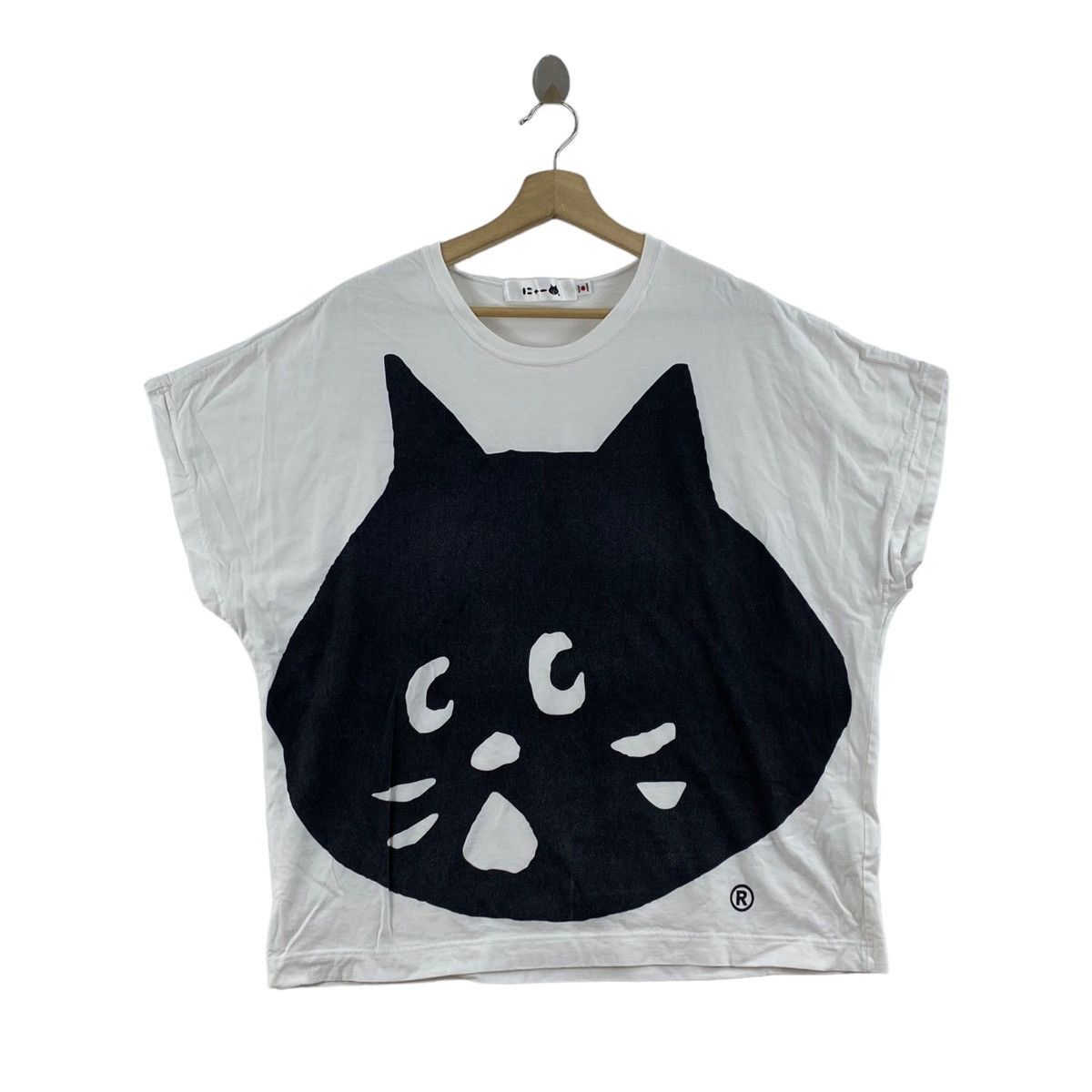 Issey Miyake × Japanese Brand × Ne-Net NE-NET ISSEY MIYAKE Japanese Brand Big Cat Drawing Size XL / US 12-14 / IT 48-50 - 1 Thumbnail