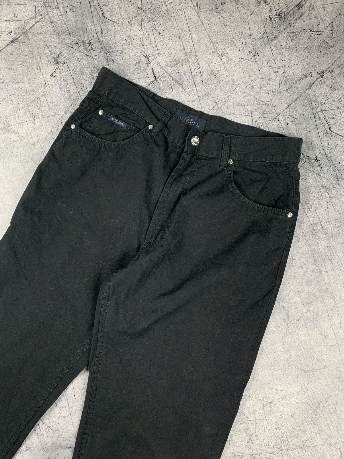 Valentino Designer Valentino Men’s Vintage Straight Jeans Sz 34 Black Size US 34 / EU 50 - 7 Thumbnail