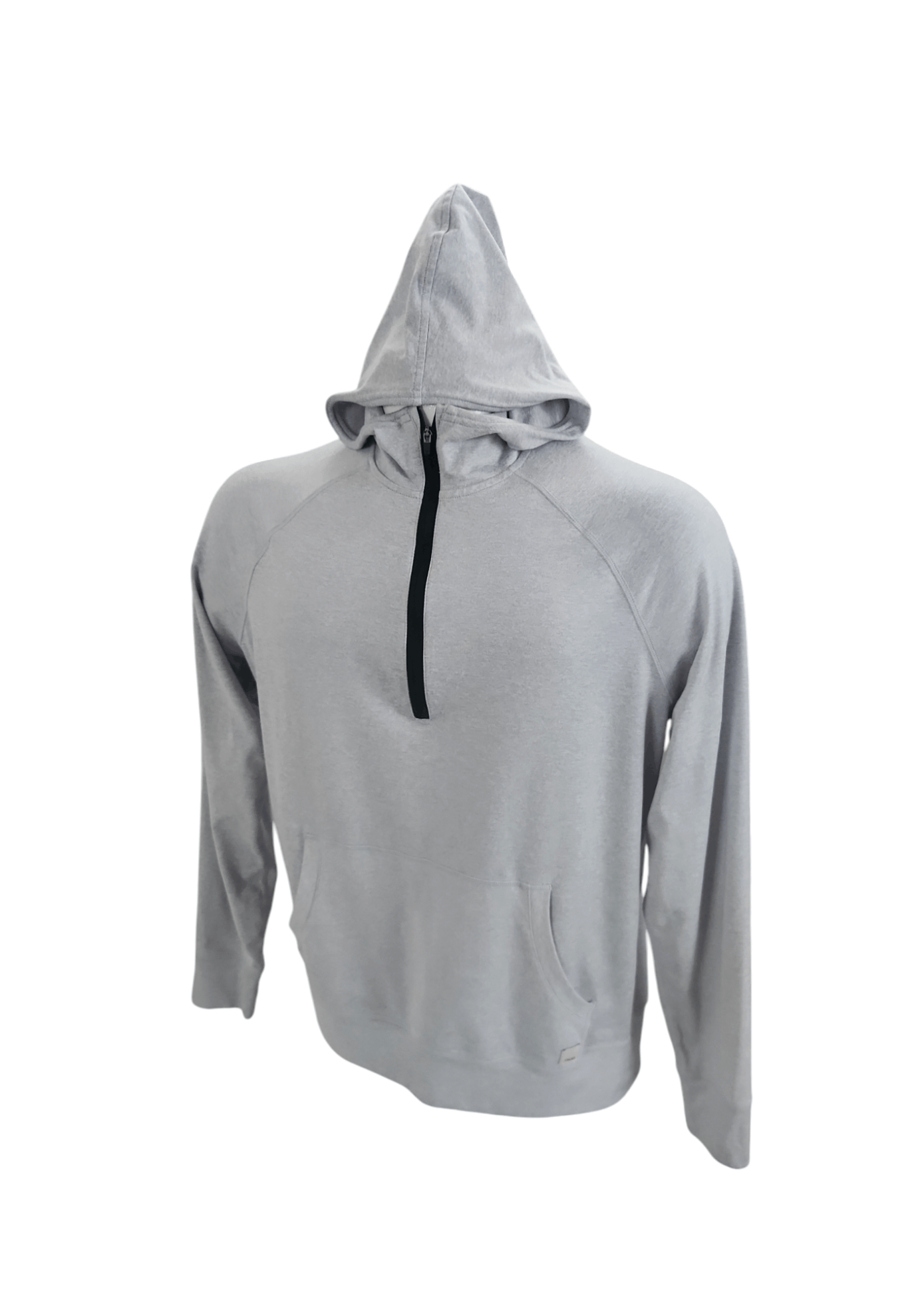 Vuori Vuori Men's Ponto Performance Half Zip lightweight gray hood Size US M / EU 48-50 / 2 - 3 Thumbnail