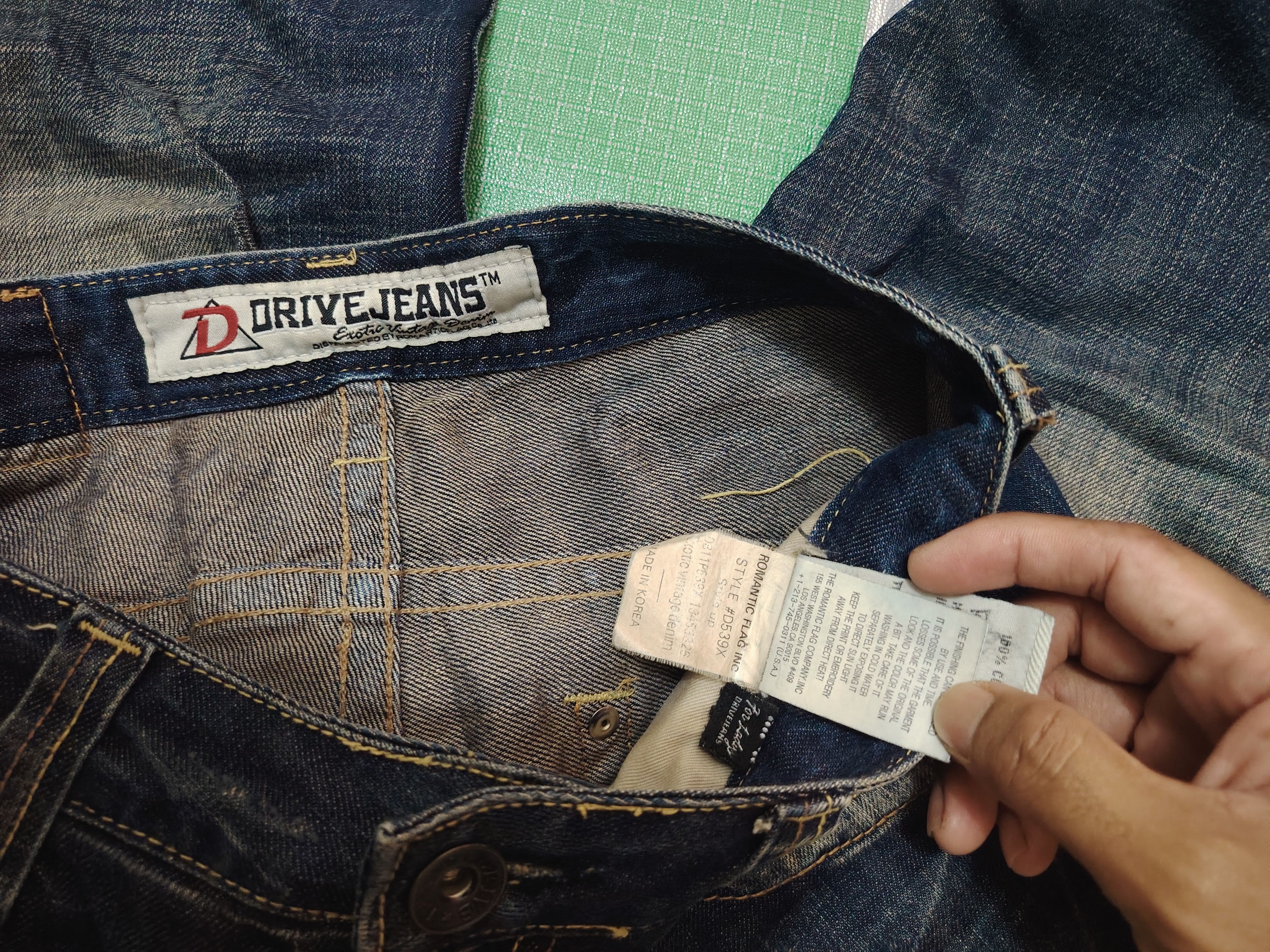 If Six Was Nine Japanese drive jeans exotic vtg denim bootcut jeans Size 30" / US 8 / IT 44 - 15 Thumbnail