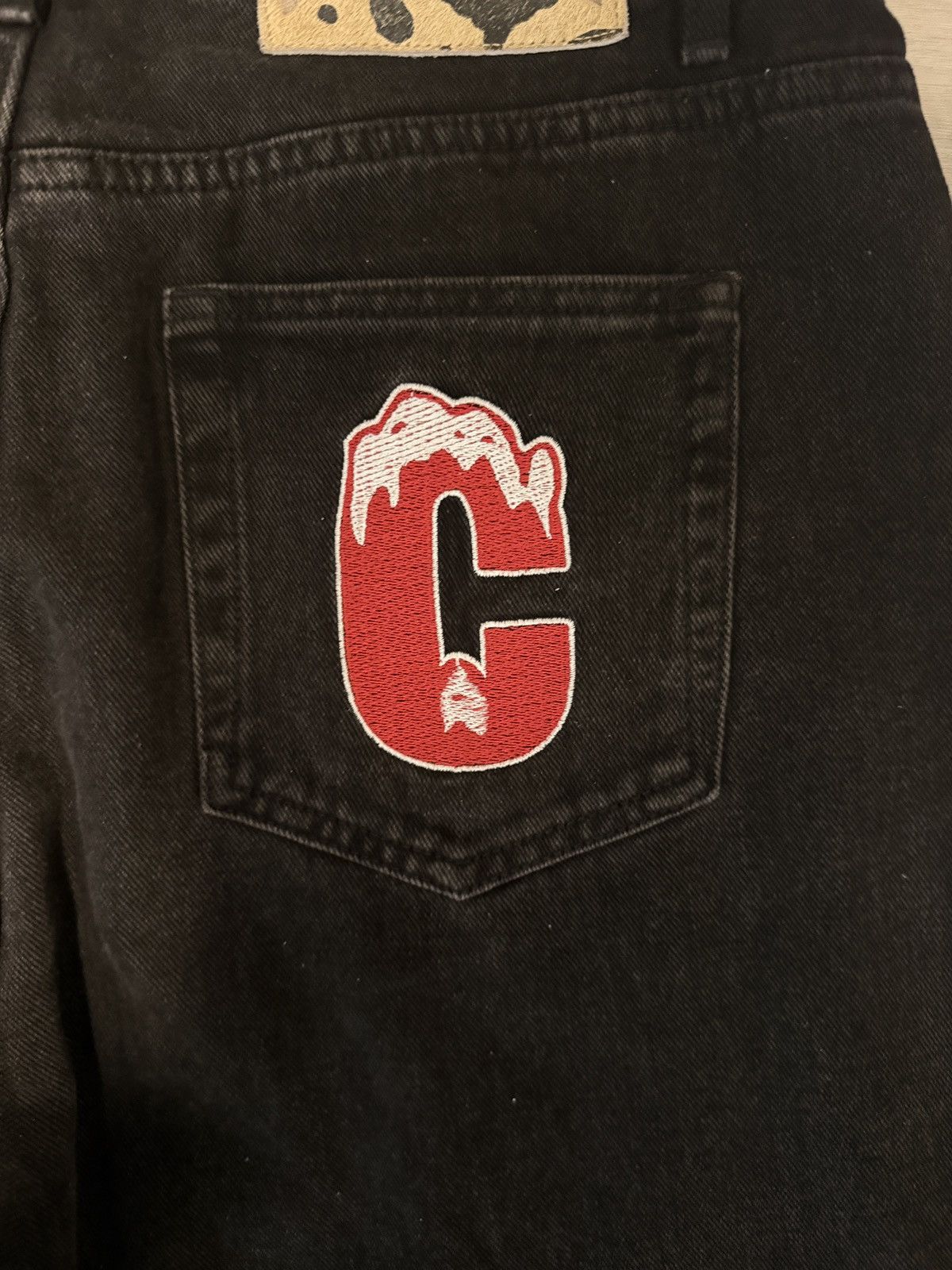 Icecream ICECREAM Graphic Pocket Black Denim Size US 34 / EU 50 - 6 Thumbnail