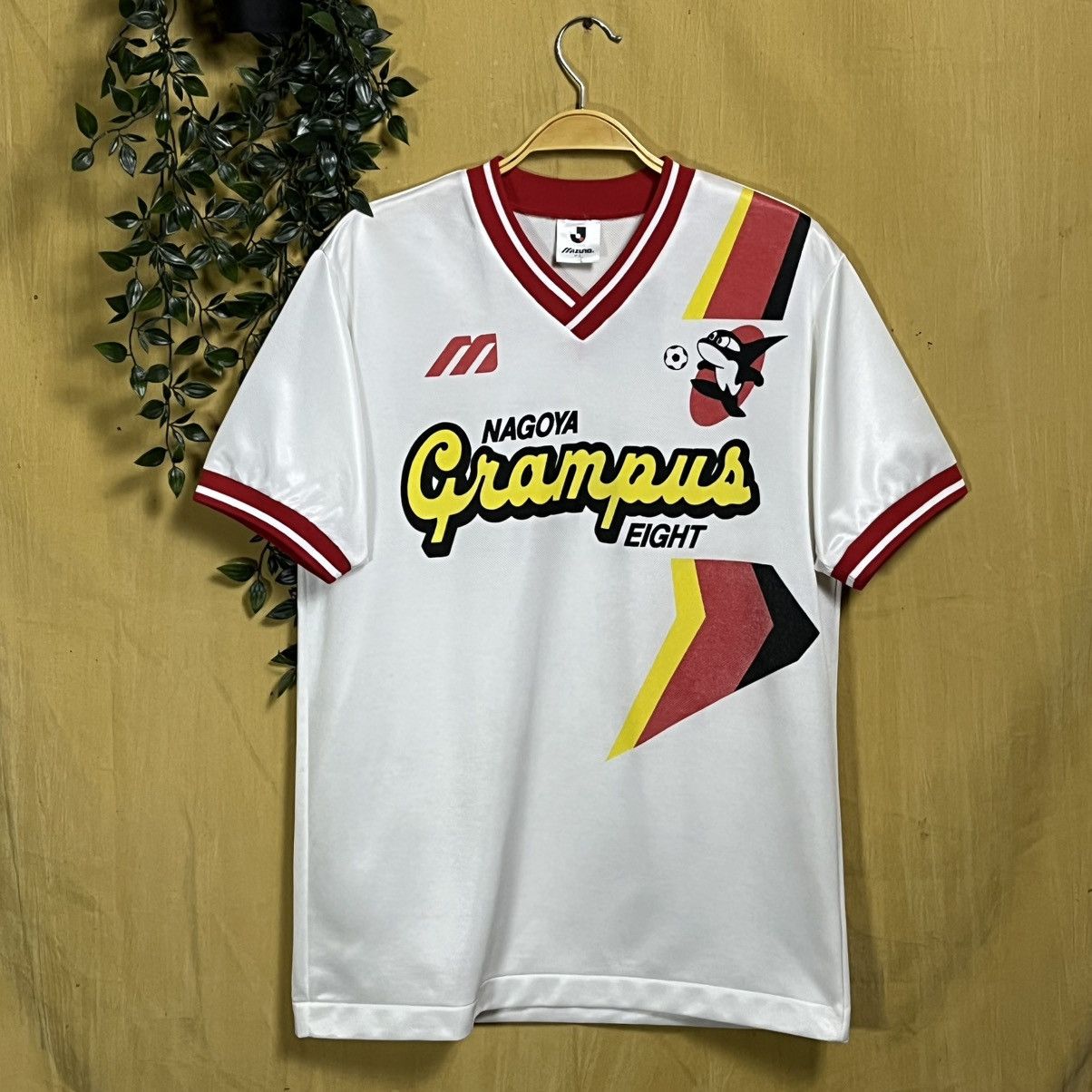 Japanese Brand × Vintage Vintage 1994 Home Nagoya Grampus Eight Size US L / EU 52-54 / 3 - 1 Thumbnail