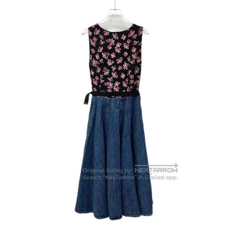 Miu Miu Miu Miu Colorblock Cotton Dress for Women . Size M / US 6-8 / IT 42-44 - 2 Thumbnail