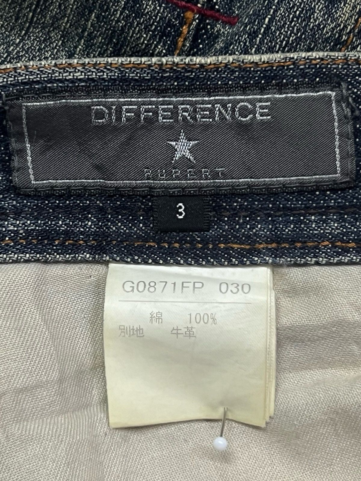 Hysteric Glamour Vintage Archive 2000s DIFFERENT by Rupert Edge Japan Denim Size US 33 - 10 Thumbnail
