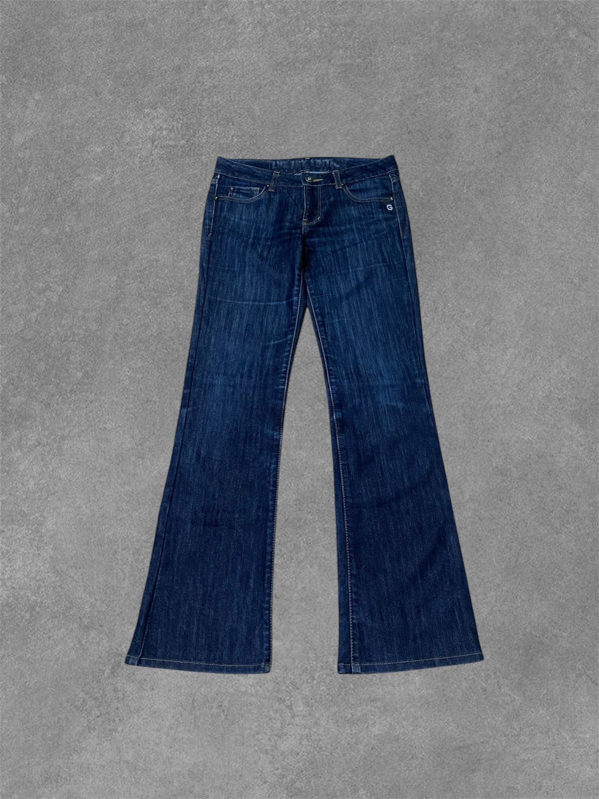 Guess × If Six Was Nine × Japanese Brand guess flare jeans blue indigo beads back pokcet Size 26" / US 2 / IT 38 - 1 Thumbnail