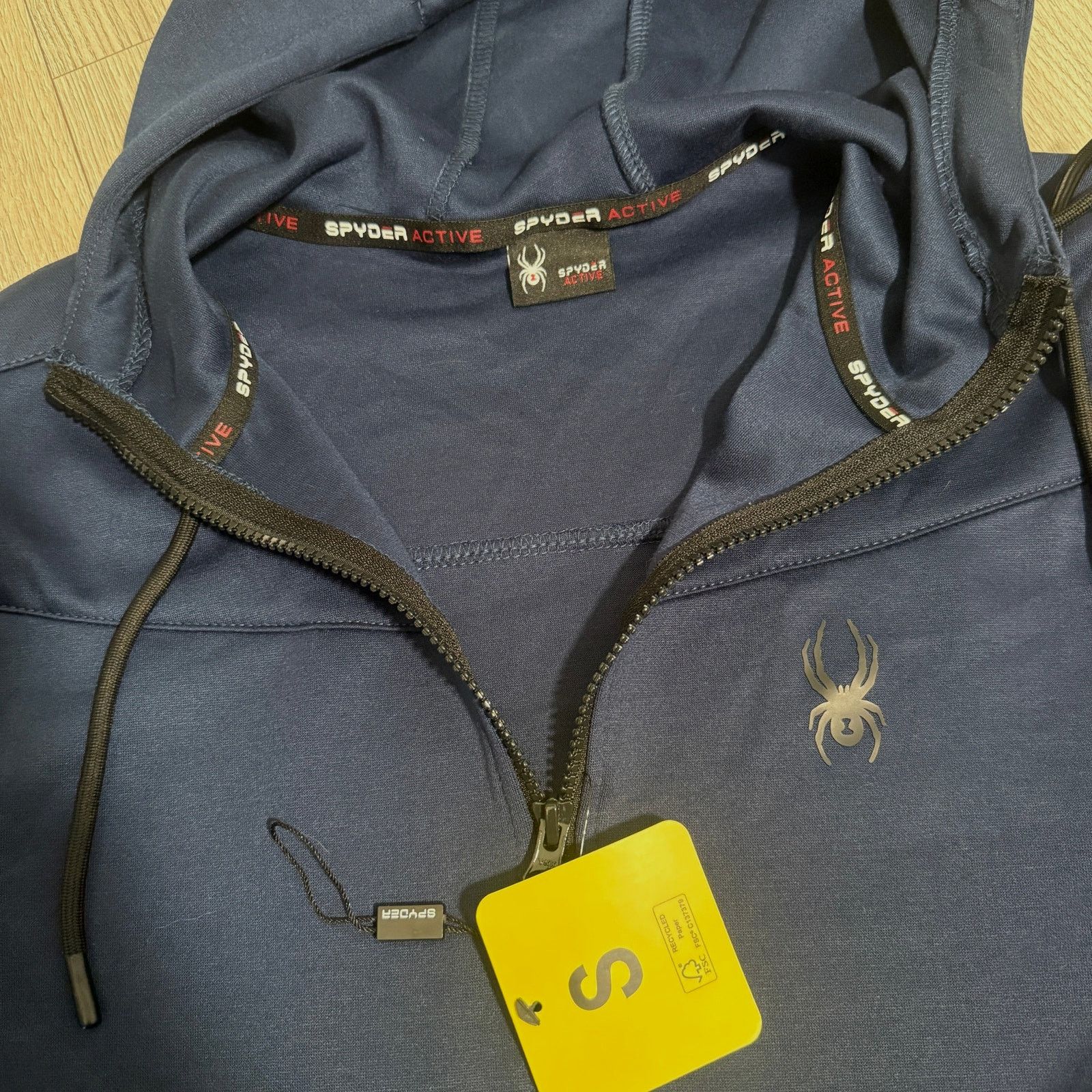 Spyder Spyder Active Full Zip Hoodie Poly/Rayon ProW Navy Sz Small Size US S / EU 44-46 / 1 - 5 Thumbnail