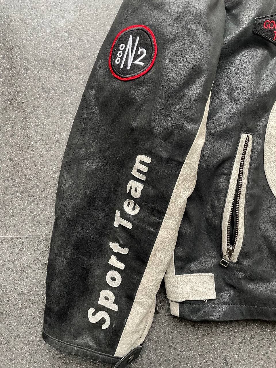 Vintage Vintage Racing Moto Leather Jacket Bike Team Size US M / EU 48-50 / 2 - 5 Thumbnail