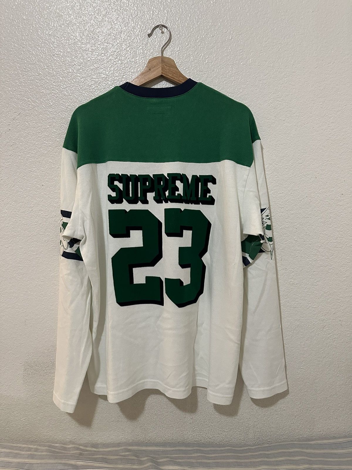 Supreme Supreme Bumblebee long sleeve football top M | Grailed