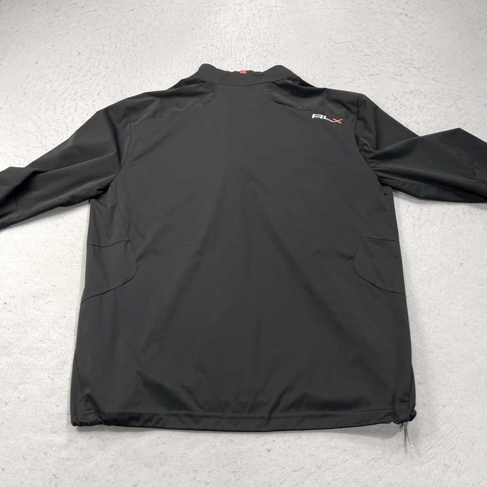 RLX Ralph Lauren RLX Ralph Lauren Windbreaker Jacket Mens Large Black 1/4 Zip Golf Softshell NV2 Size US L / EU 52-54 / 3 - 7 Thumbnail
