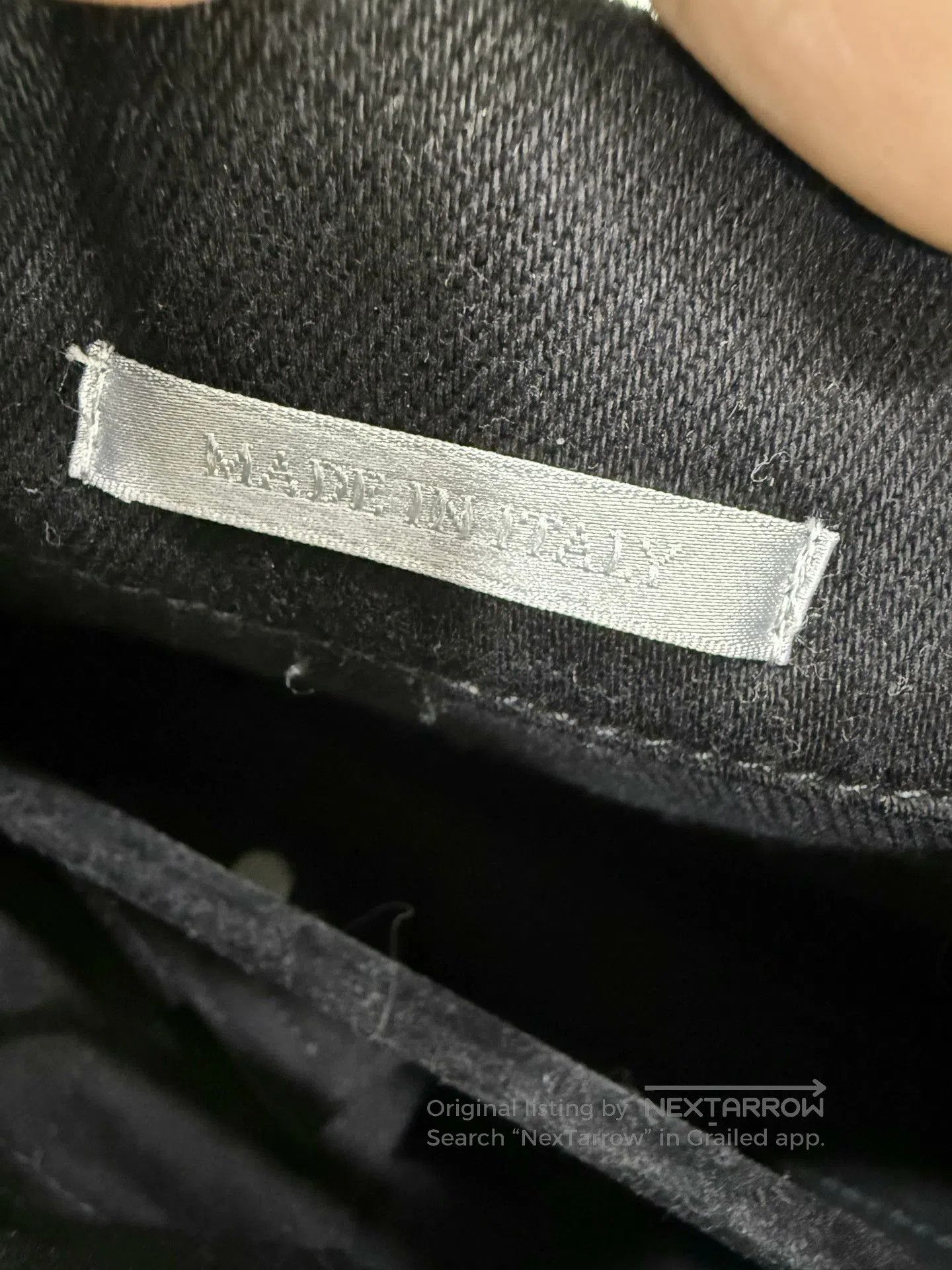 Dior Dior Black Slogan Denim Jacket. Size US M / EU 48-50 / 2 - 3 Thumbnail