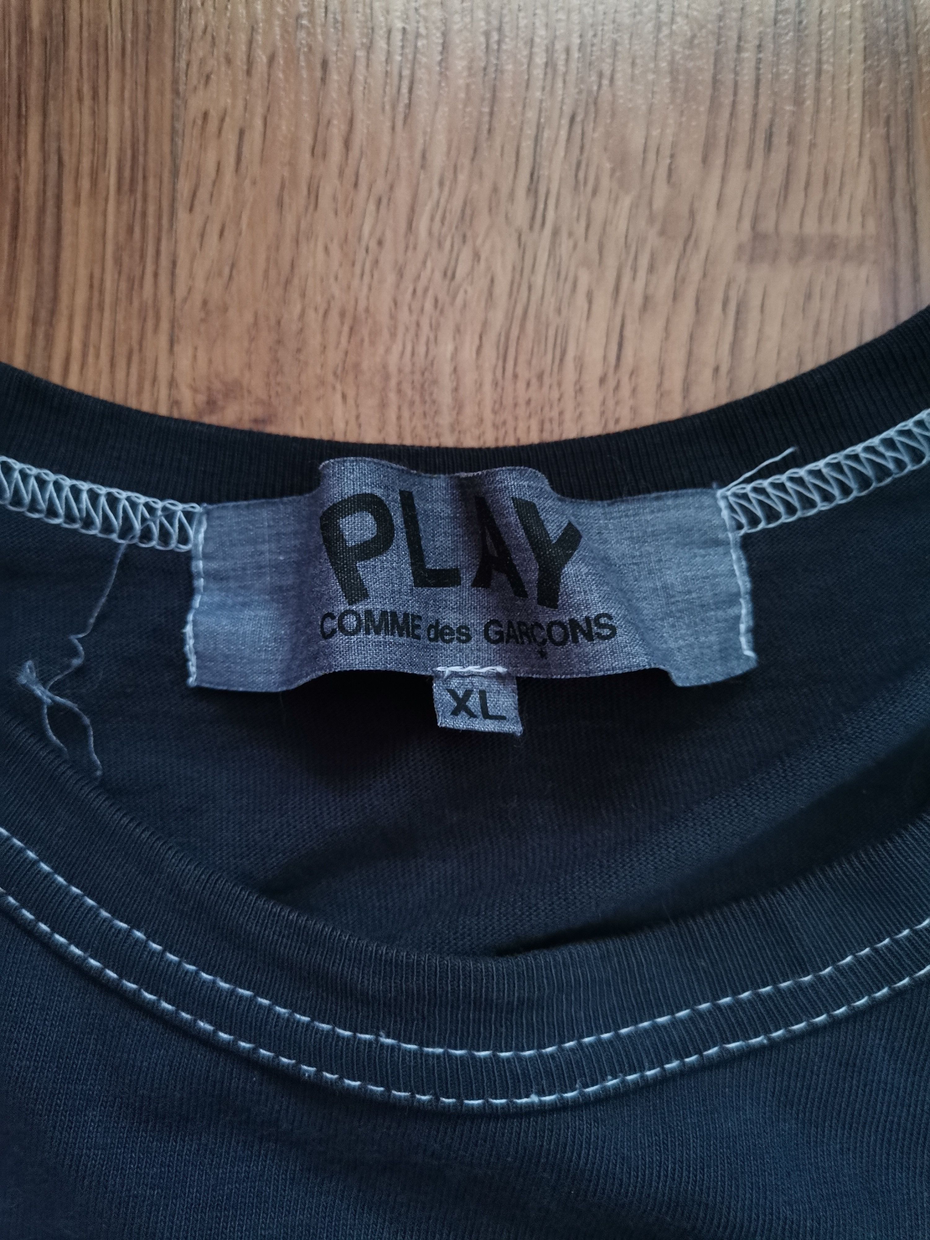 Comme des Garcons Comme des Garcons Play Overdyed T-Shirt Size US XL / EU 56 / 4 - 3 Thumbnail