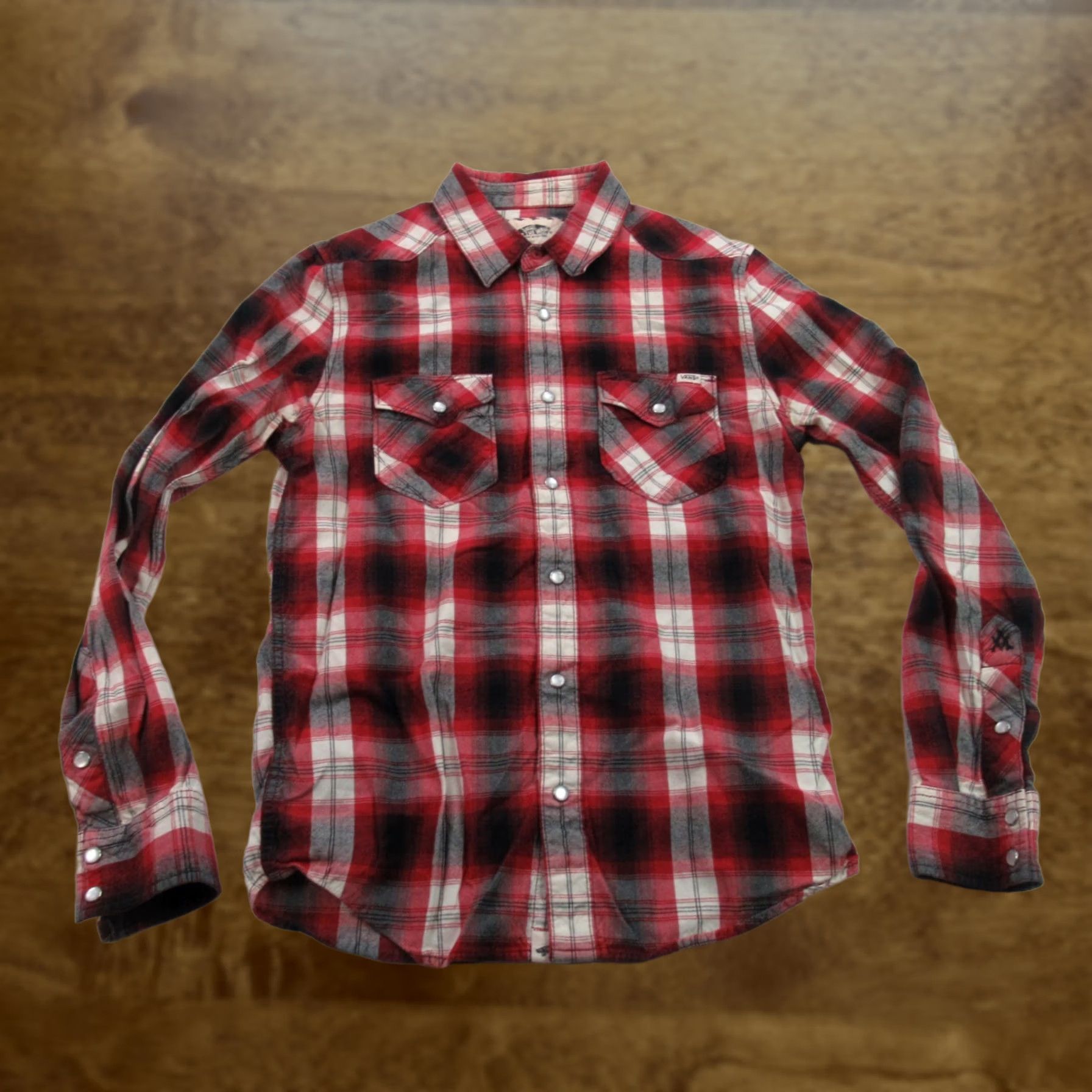 Vans Vans Shirt Womens Small Plaid Long Sleeve Snap Front Outdoor Lightweight Size S / US 4 / IT 40 - 1 Thumbnail