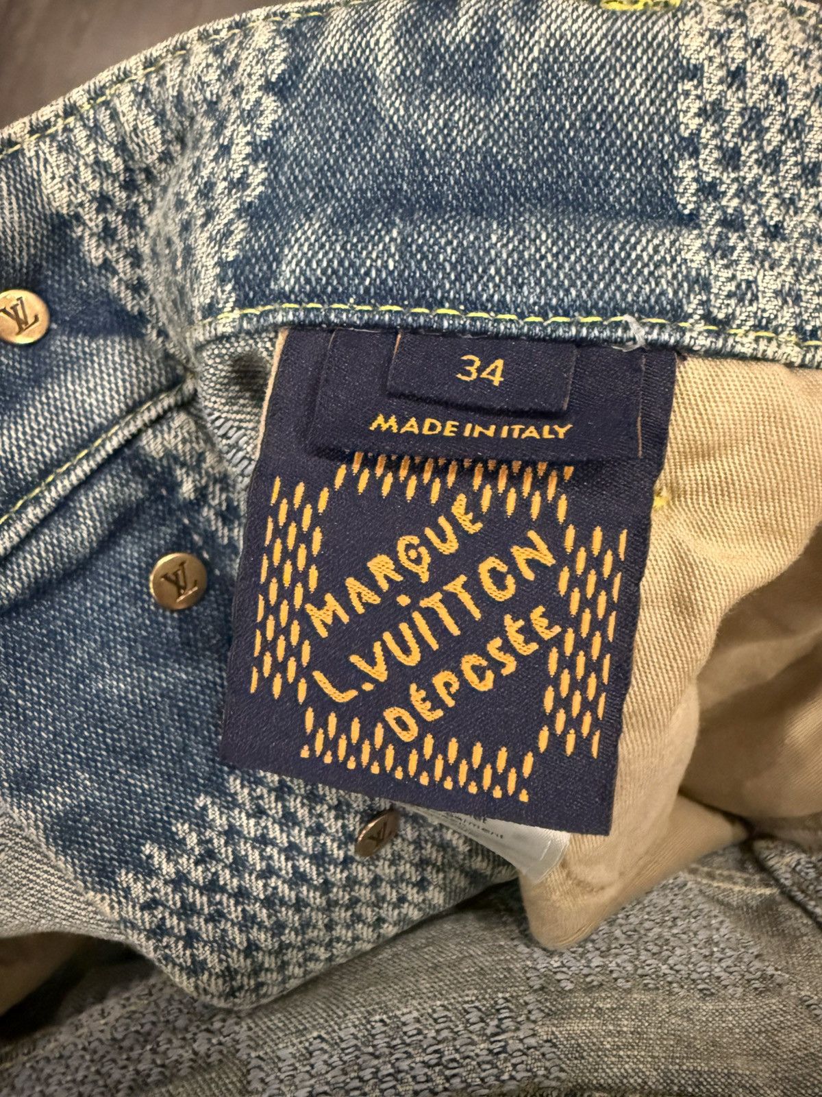 Louis Vuitton Louis Vuitton x Pharrell - 1st Fashion Show denim - 34 Size US 34 / EU 50 - 9 Thumbnail