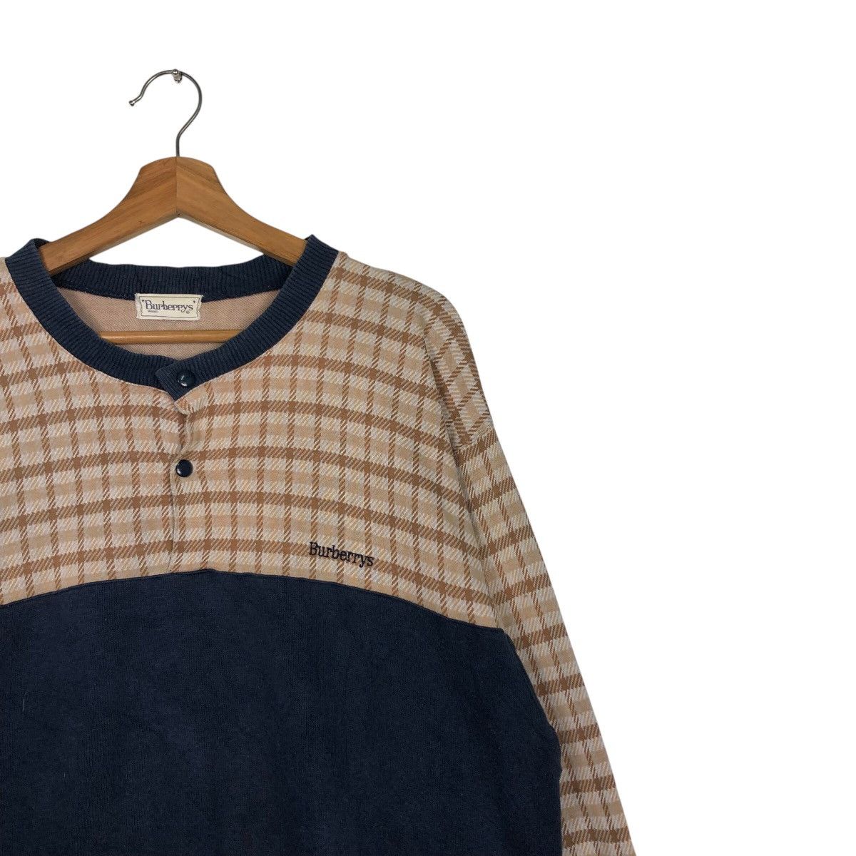 Burberry 📌Vintage Sweatshirt Burberrys Nova Check Pull Over Size US M / EU 48-50 / 2 - 6 Thumbnail