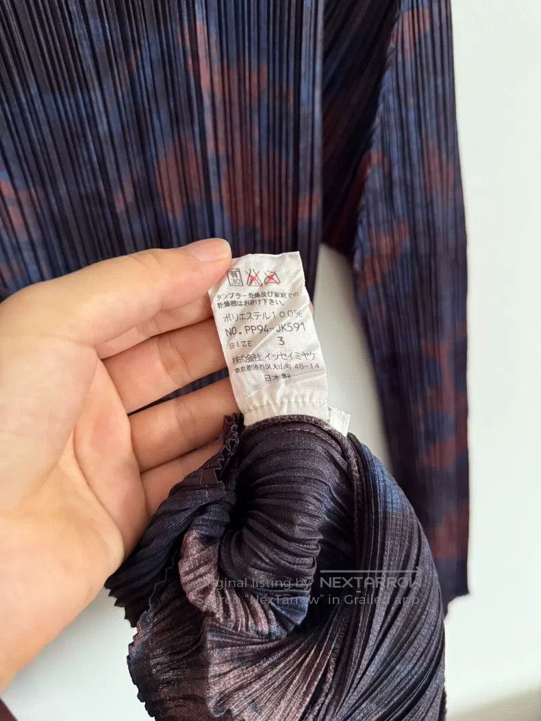 Issey Miyake Issey Miyake Dark Floral Top Size L / US 10 / IT 46 - 5 Thumbnail