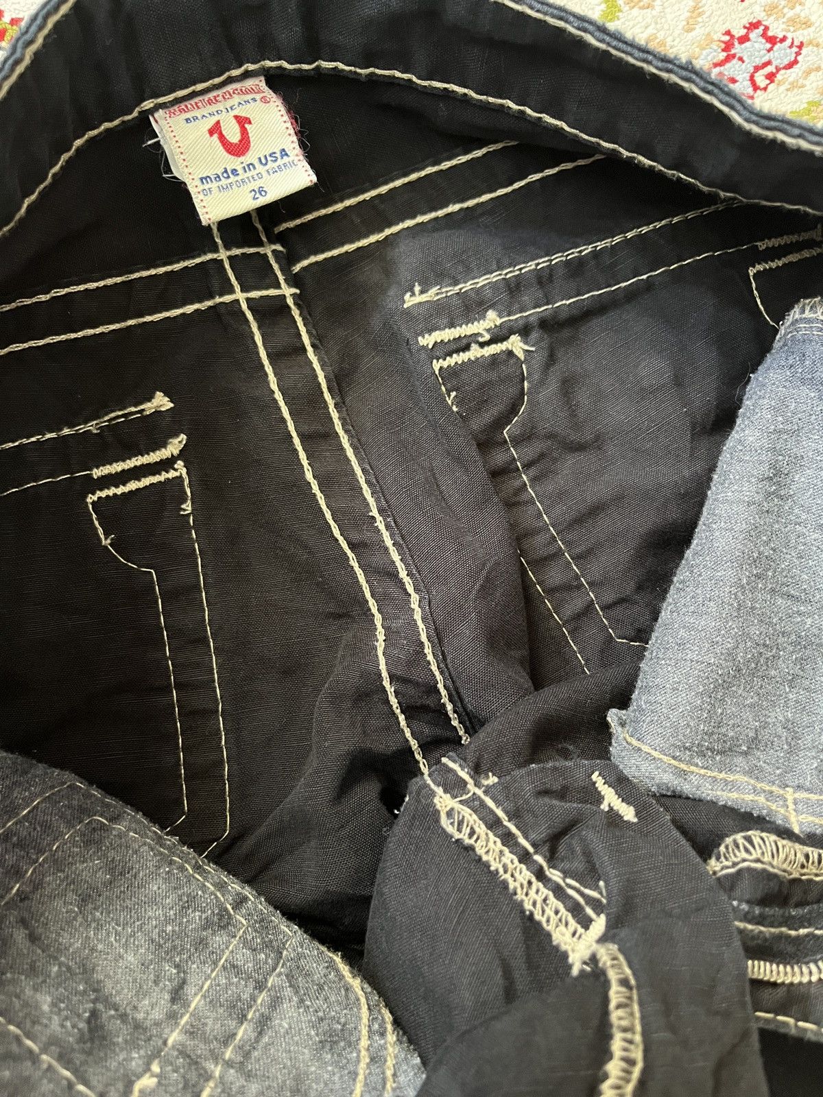 True Religion True Religion Flare Denim Jeans Twisted Seam Jeans Size US 30 / EU 46 - 11 Thumbnail