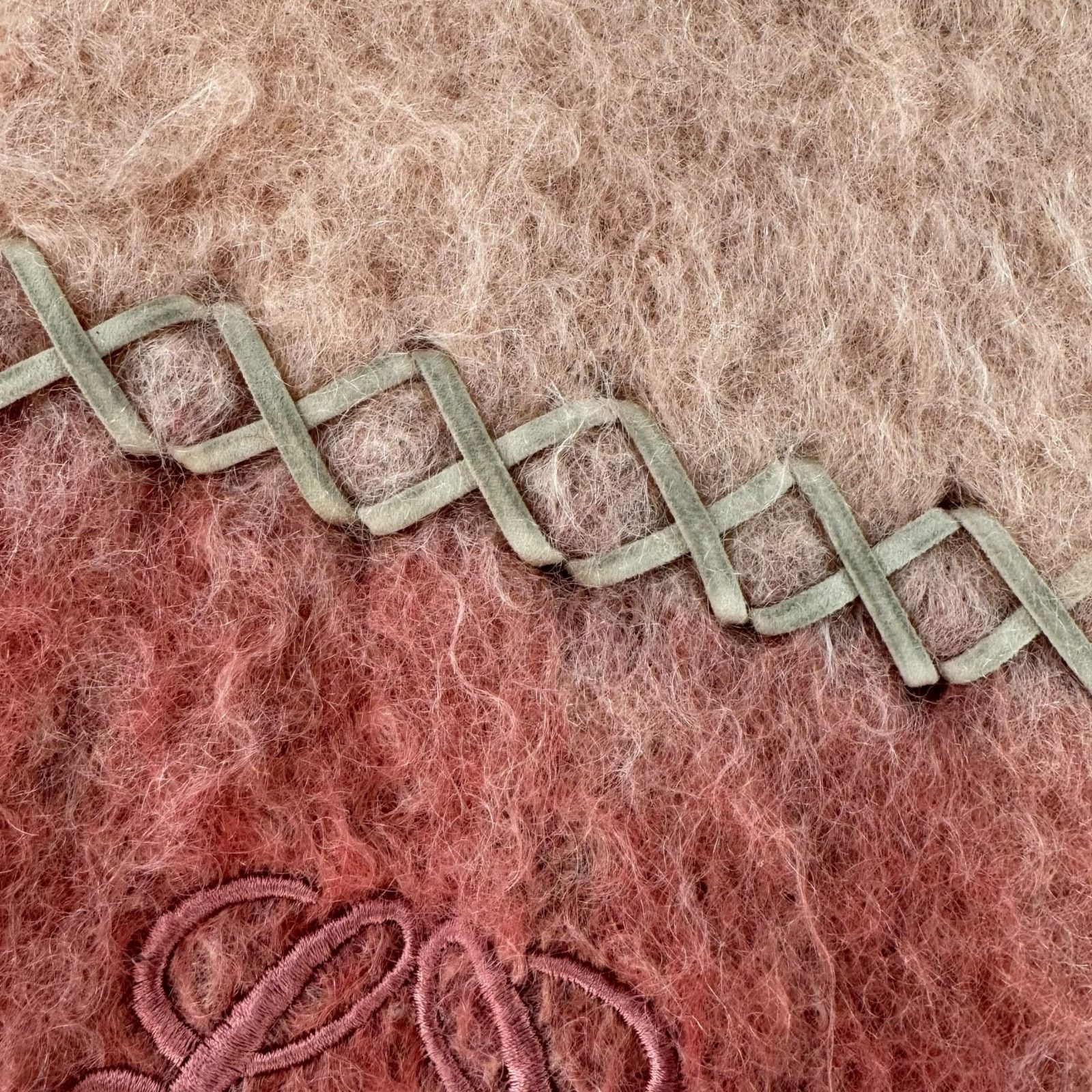 Loewe Loewe Pink Mohair Scarf Size ONE SIZE - 7 Thumbnail