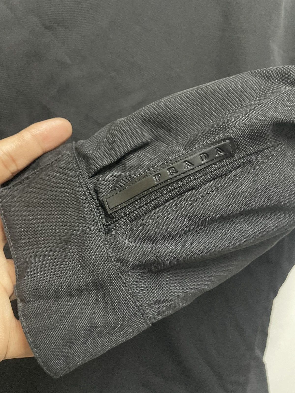 Prada Prada black jacket hoodie Size US L / EU 52-54 / 3 - 3 Thumbnail