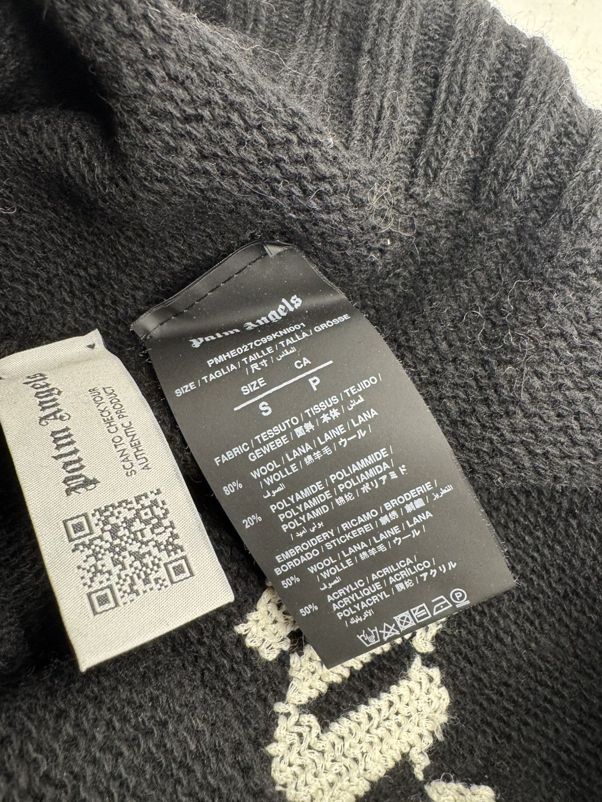 Palm Angels Palm Angels Rec Logo Sweater in Black NWT Sz S Size US S / EU 44-46 / 1 - 7 Thumbnail