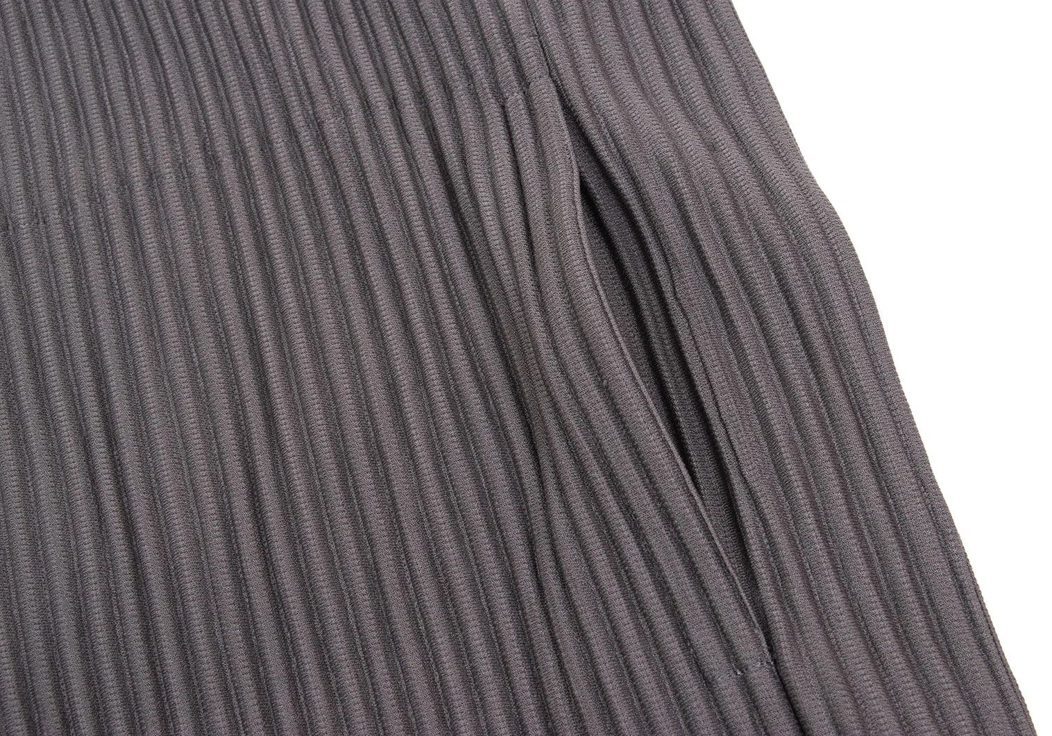 Issey Miyake Pleated Double Zip Jacket in Gray Size 3 Size US L / EU 52-54 / 3 - 11 Thumbnail