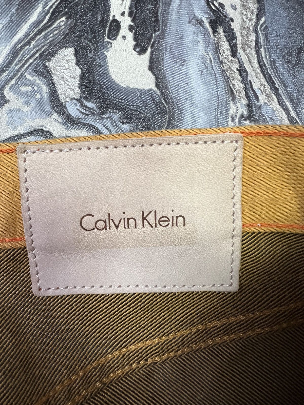 Calvin Klein × Heron Preston Heron Preston Calvin Klein Orange 2.0 Jeans Size US 32 / EU 48 - 7 Thumbnail